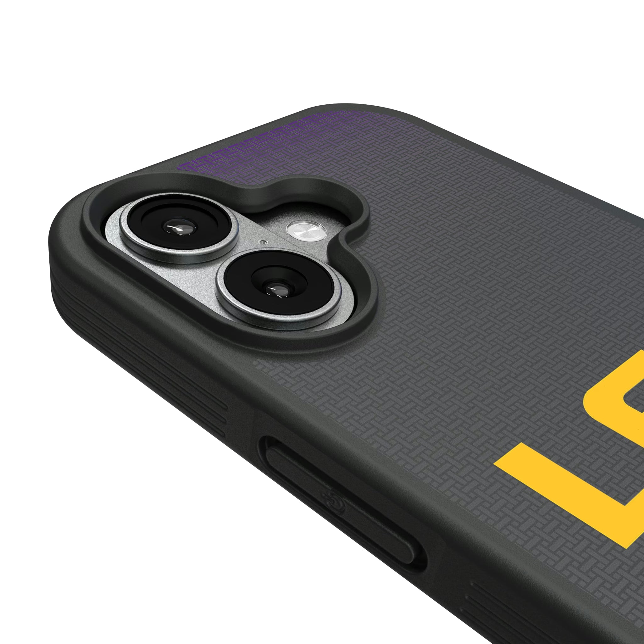 Louisiana State University Tigers Linen iPhone Bump Phone Case for Apple iPhone - Detail#Device_iPhone 17