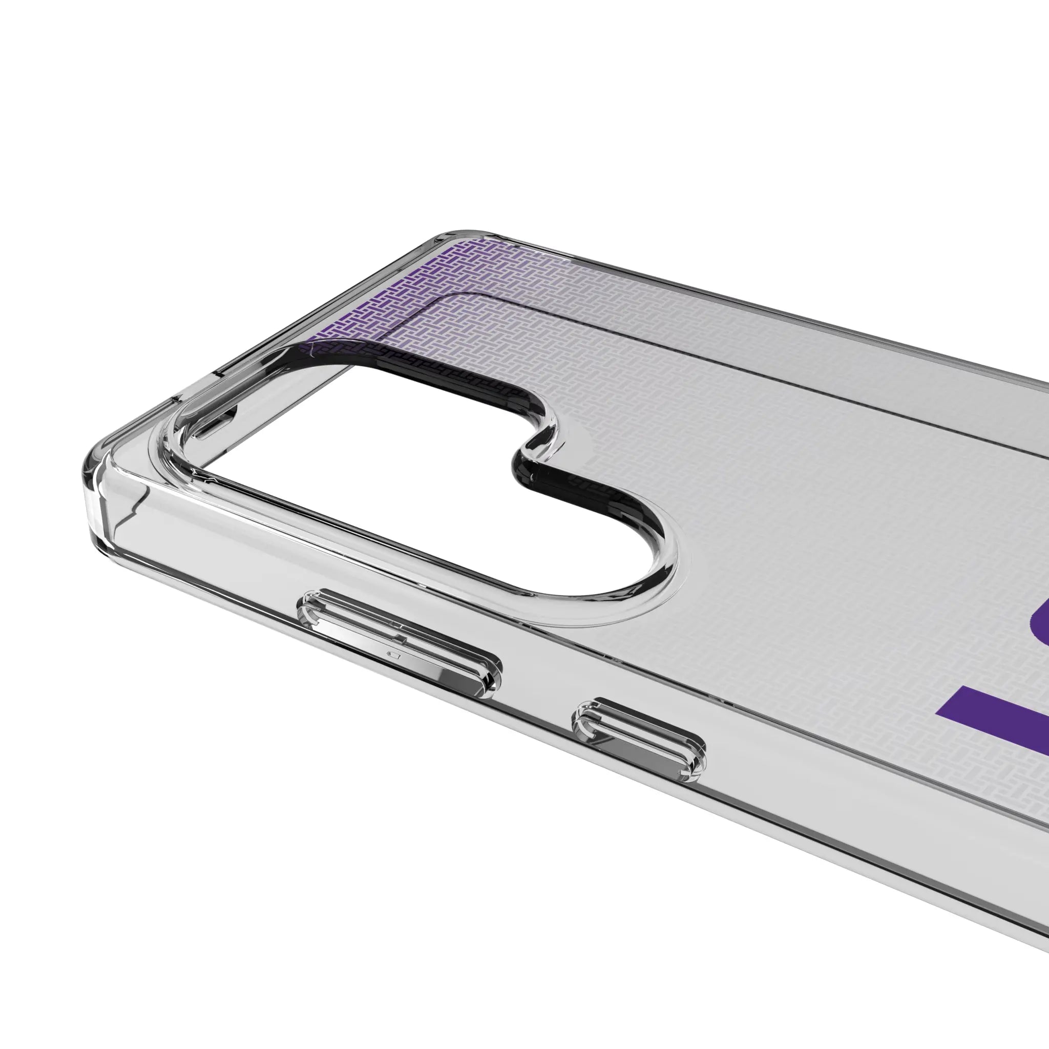 Louisiana State University Tigers Linen Galaxy Clear Phone Case for Samsung Galaxy - Detail#Device_Galaxy S25 Ultra