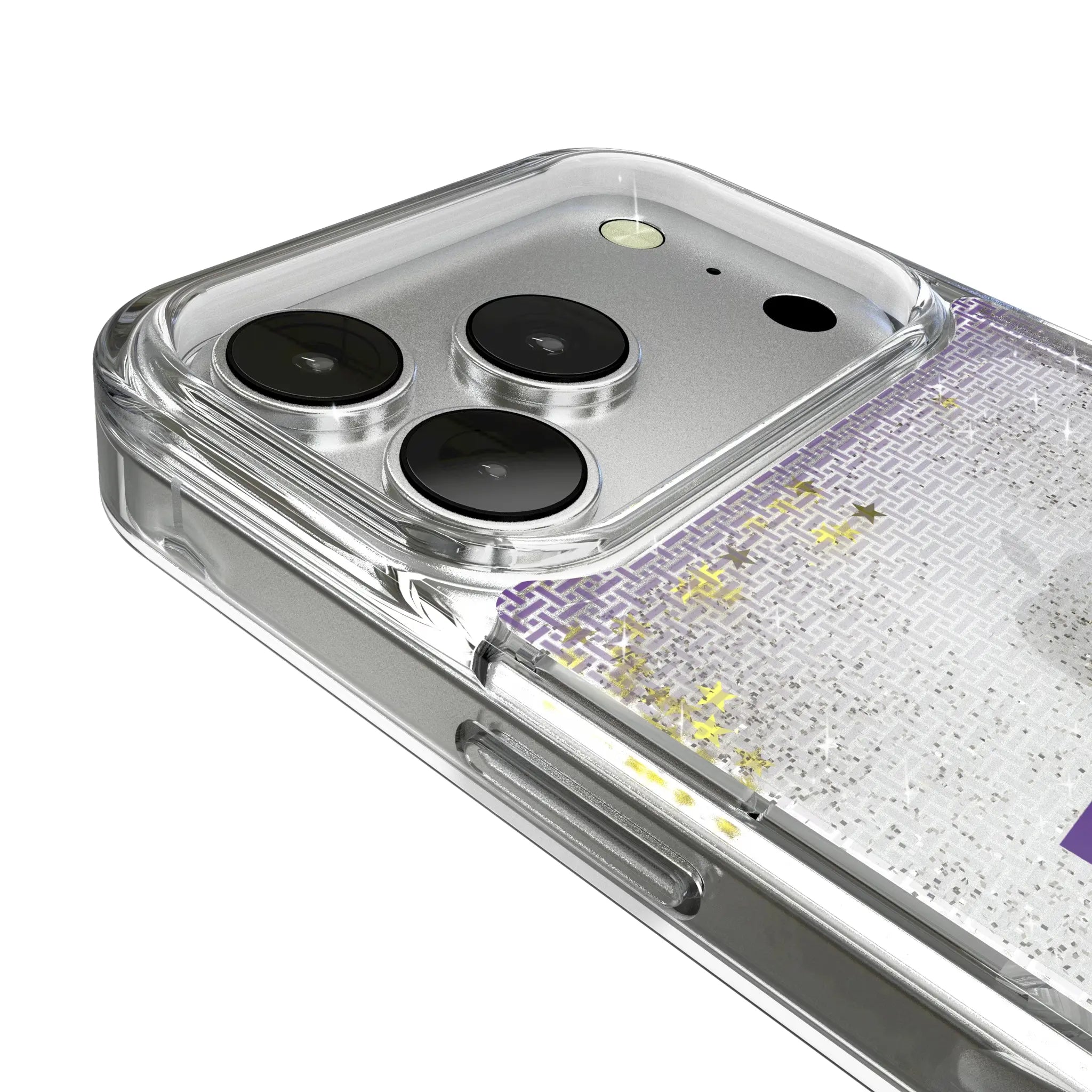 Louisiana State University Tigers Linen iPhone Glitter Phone Case for Apple iPhone - Detail