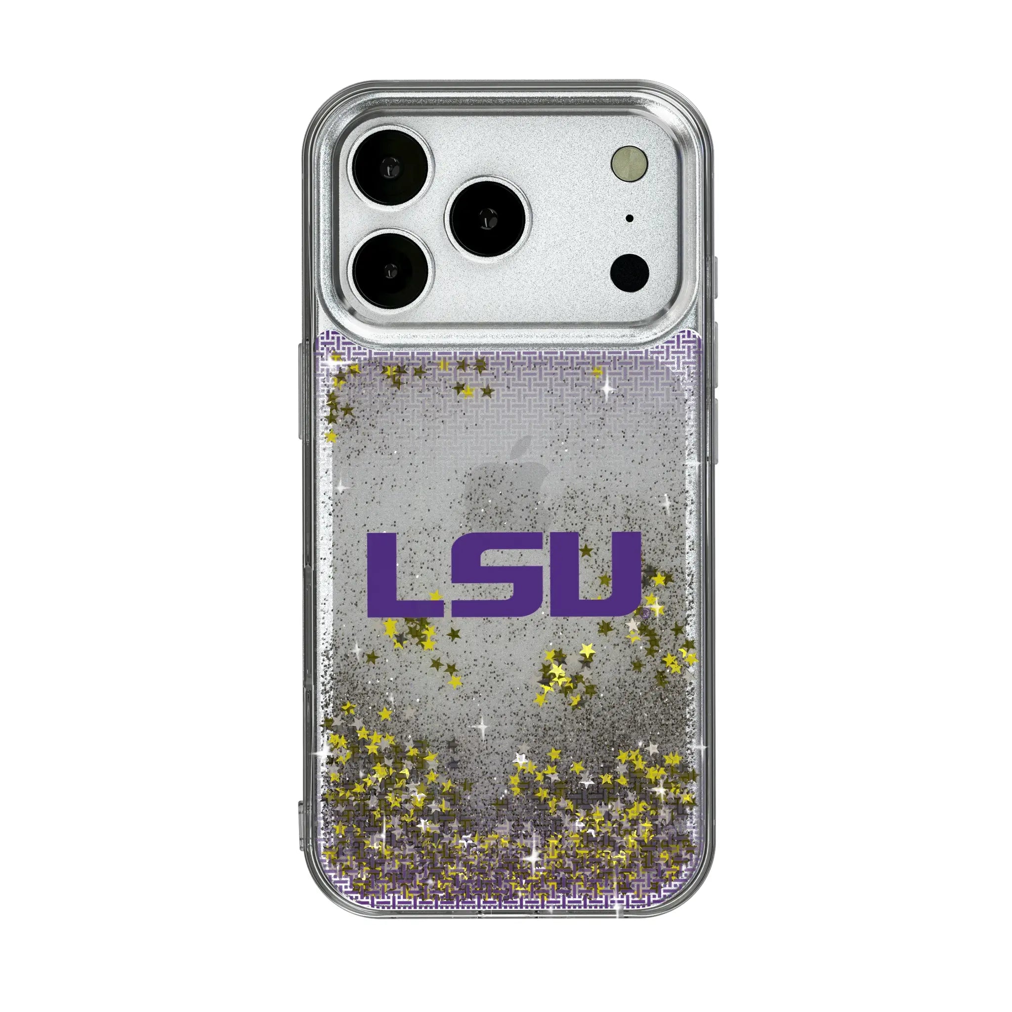 Louisiana State University Tigers Linen iPhone Glitter Phone Case for Apple iPhone