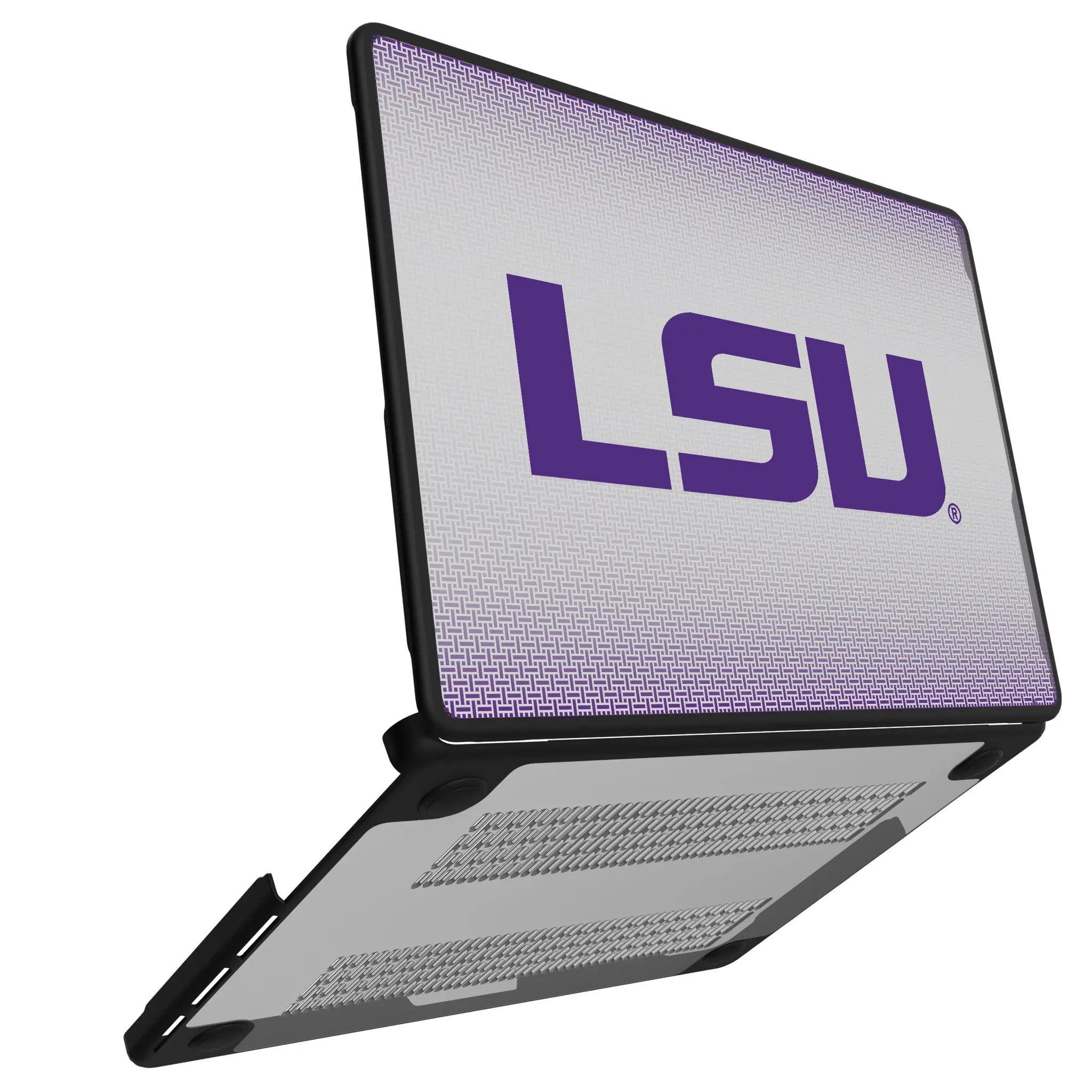 Louisiana State University Tigers Linen MacBook Laptop Case for Apple MacBook