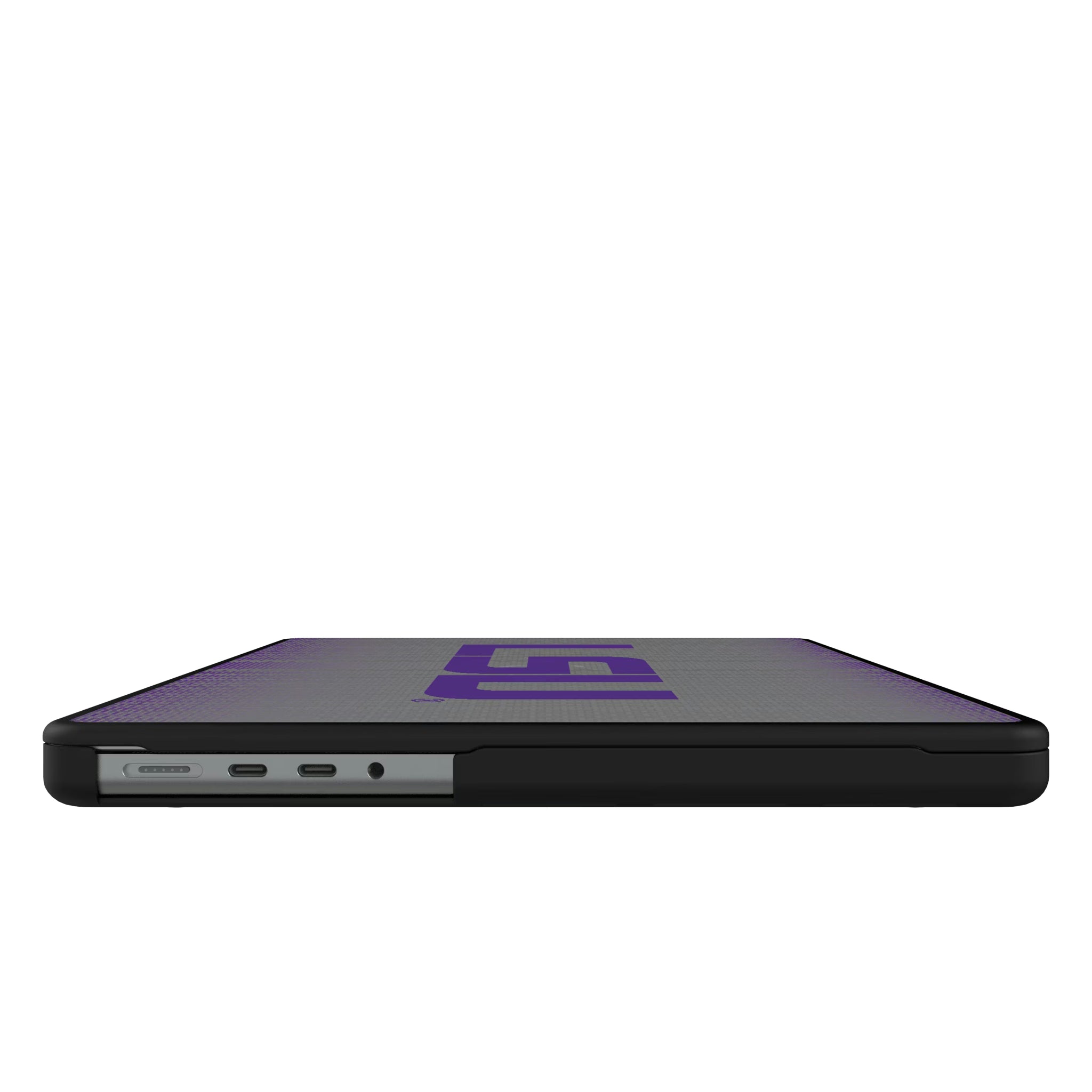 Louisiana State University Tigers Linen MacBook Laptop Case for Apple MacBook#Device_MacBook Pro (14-inch, 2021) / MacBook Pro (14-inch, 2023) / MacBook Pro (14-inch, 2024)