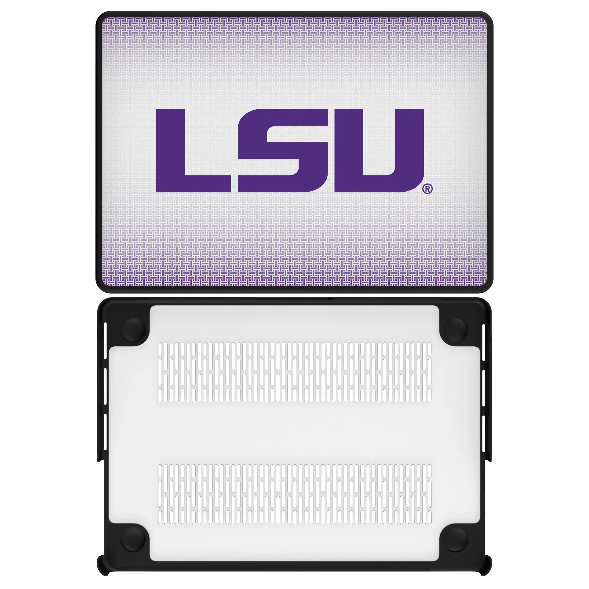 Louisiana State University Tigers Linen MacBook Laptop Case for Apple MacBook