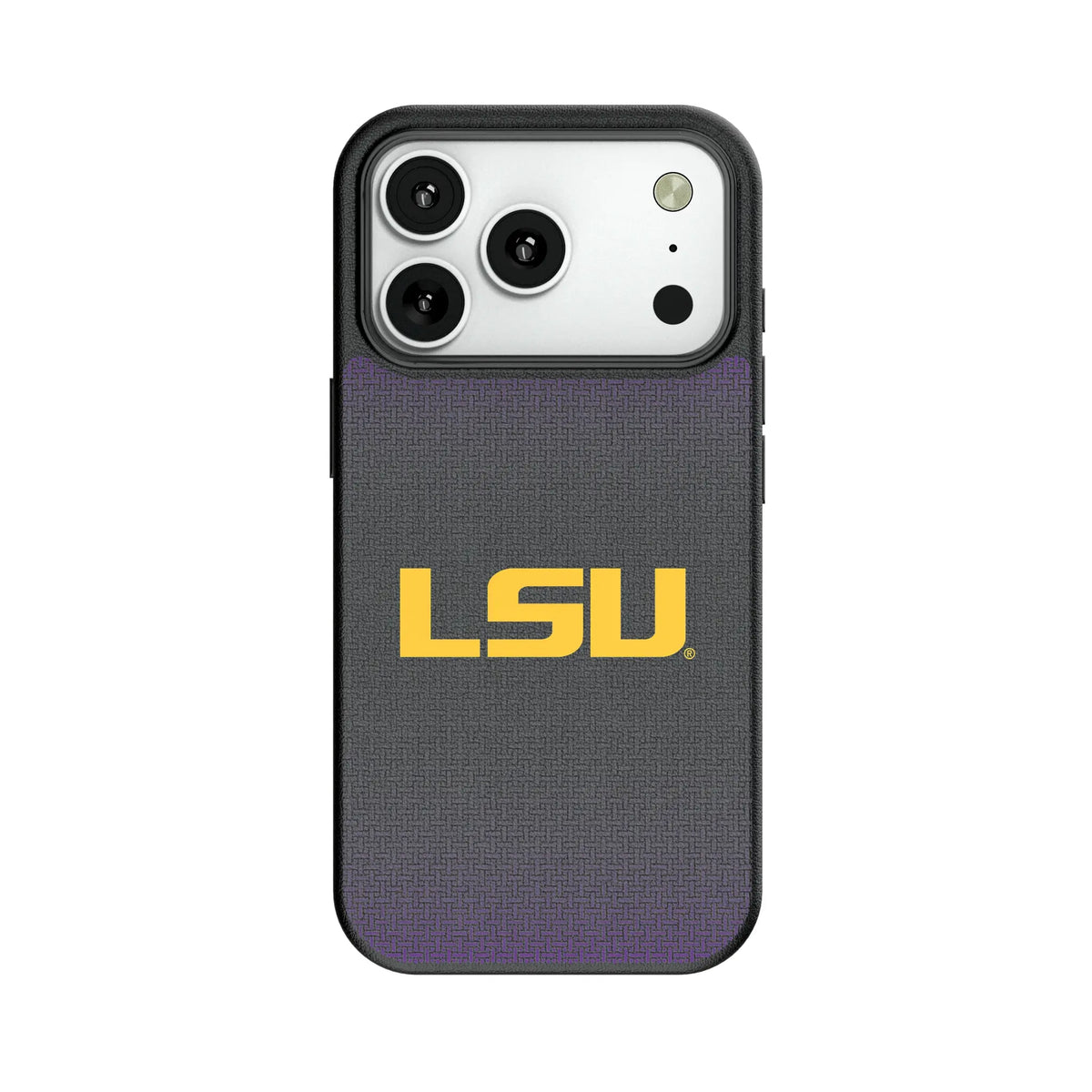 Louisiana State University Tigers Linen MagSafe Compatible Phone Case for Apple iPhone