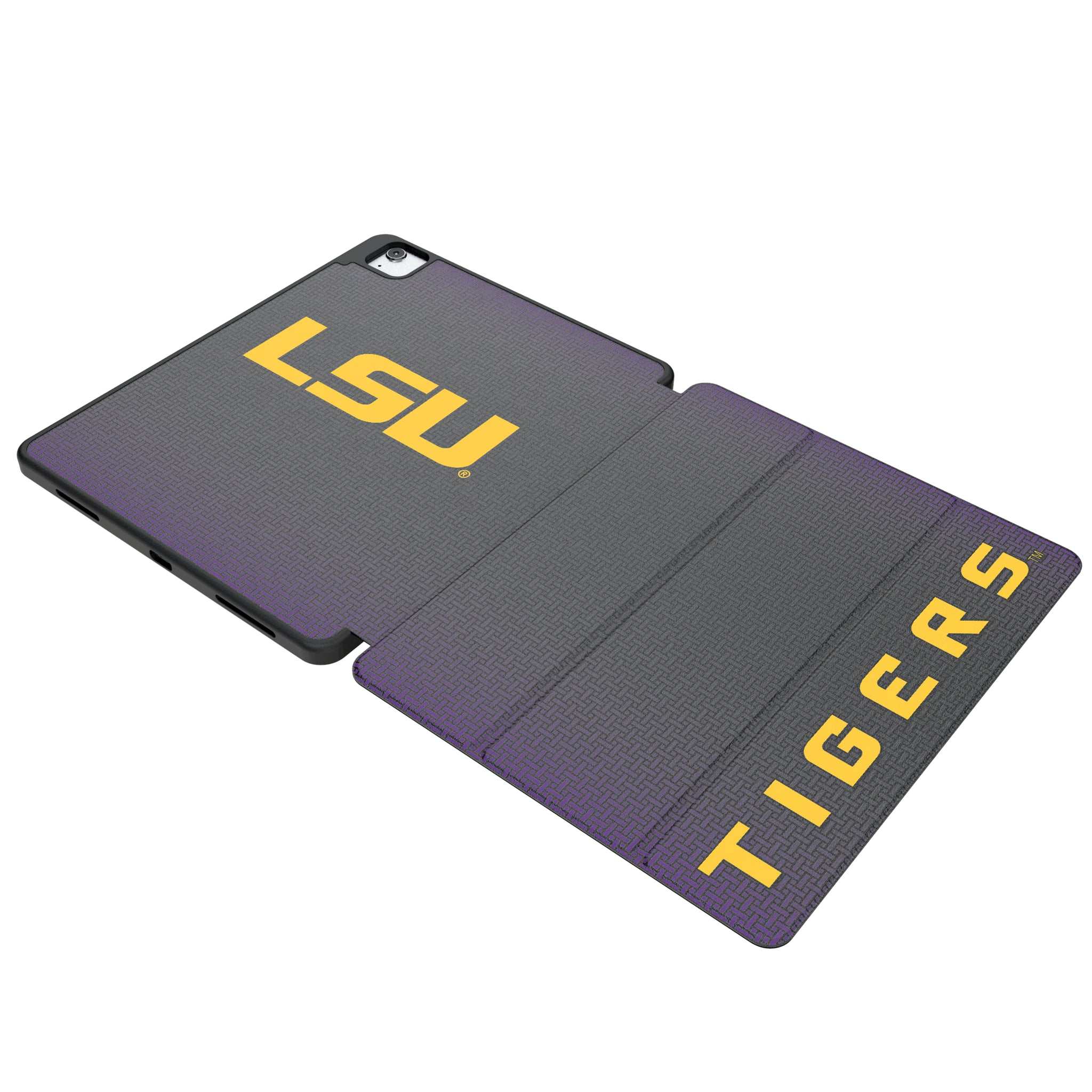 Louisiana State University Tigers Linen iPad Tablet Case for Apple iPad