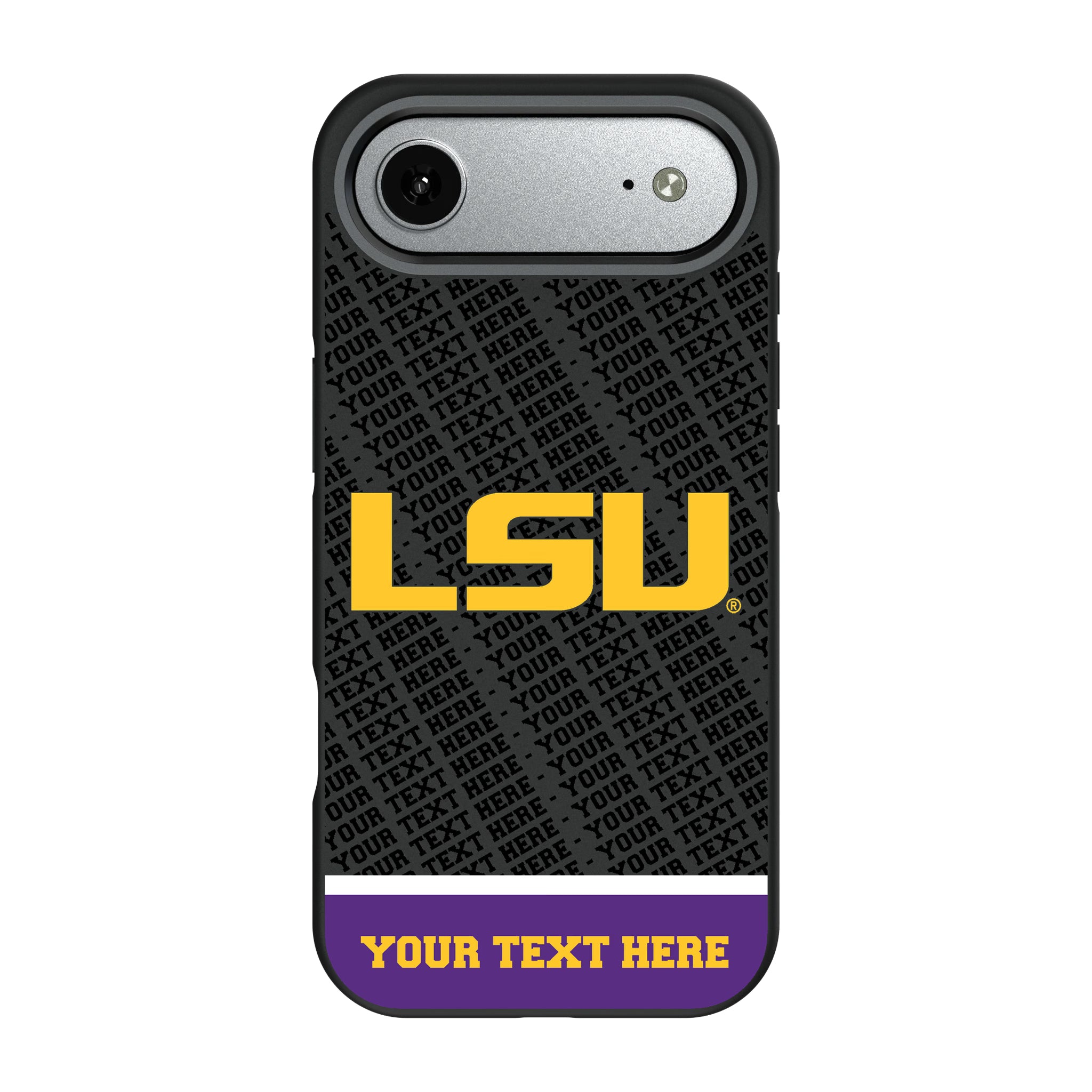 Louisiana State University Tigers Personalized EndZone Plus iPhone Bump Phone Case for Apple iPhone#Device_iPhone Air