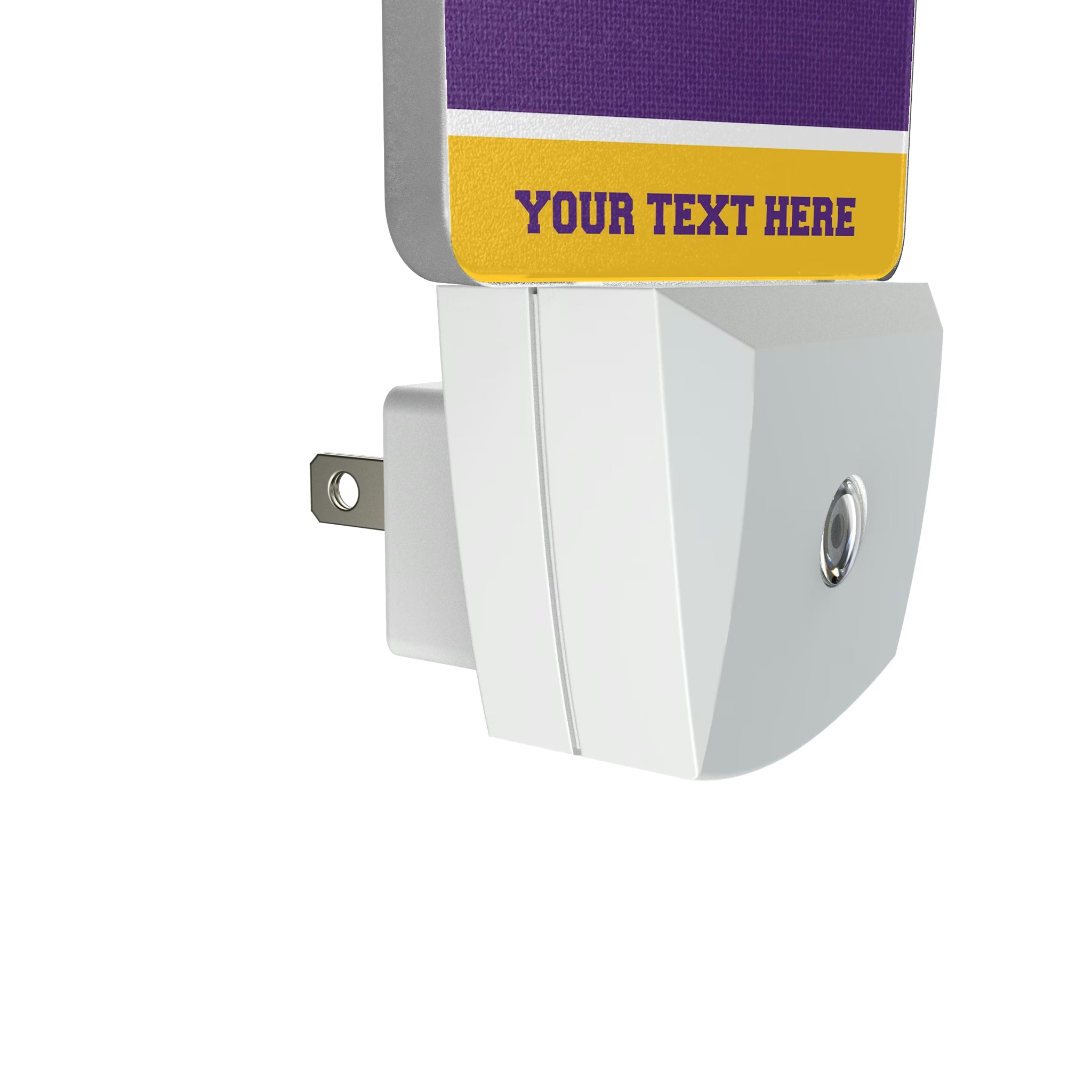 Louisiana State University Tigers Personalized Endzone Solid Night Light 2-Pack - Detail