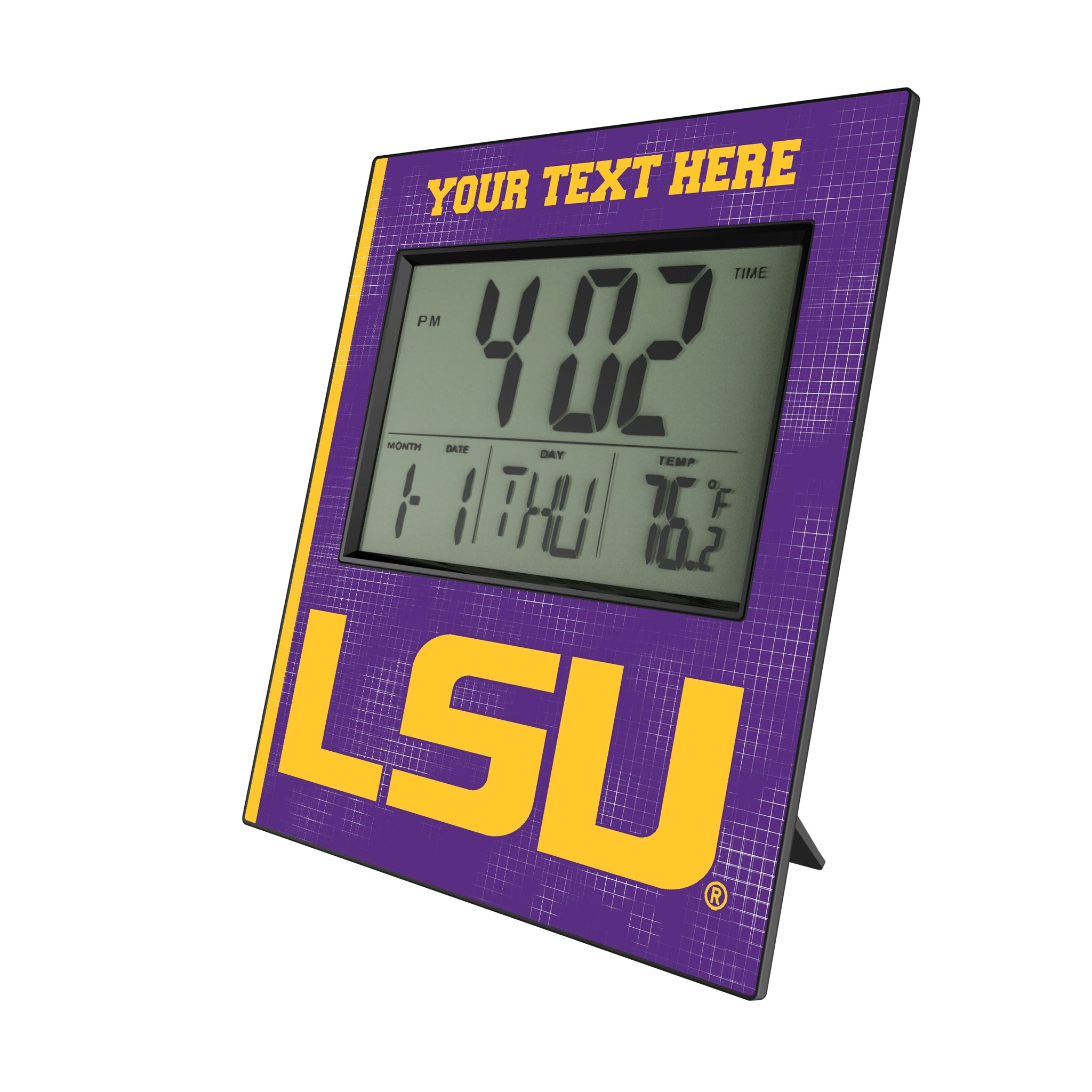 Louisiana State University Tigers Personalized Hatch Wall Clock