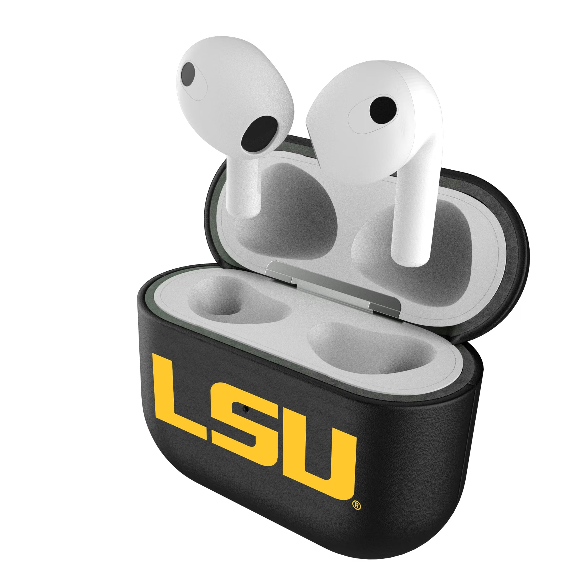 Louisiana State University Tigers Personalized Insignia AirPods AirPod Case Cover#Device_AirPods 3rd Gen