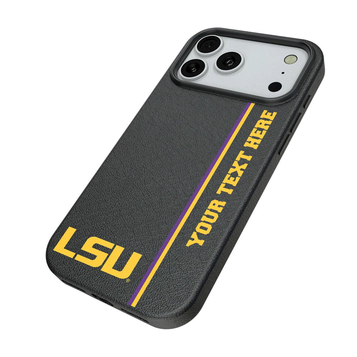 Louisiana State University Tigers Personalized Sidebard iPhone MagSafe Compatible Phone Case for Apple iPhone - Isometric View#Device_iPhone 18 Pro Max