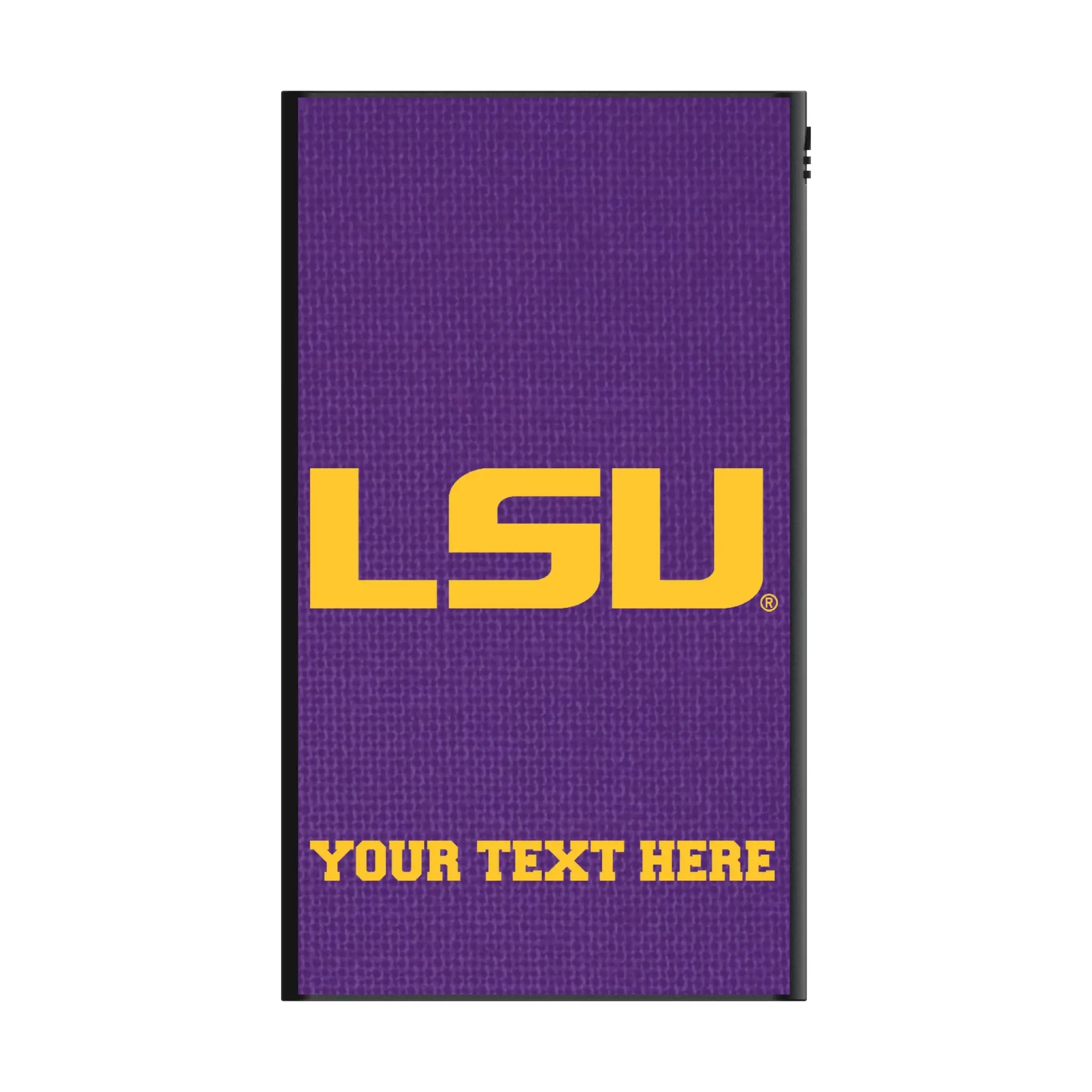 Louisiana State University Tigers Personalized Solid 5000mAh Flat Power Bank