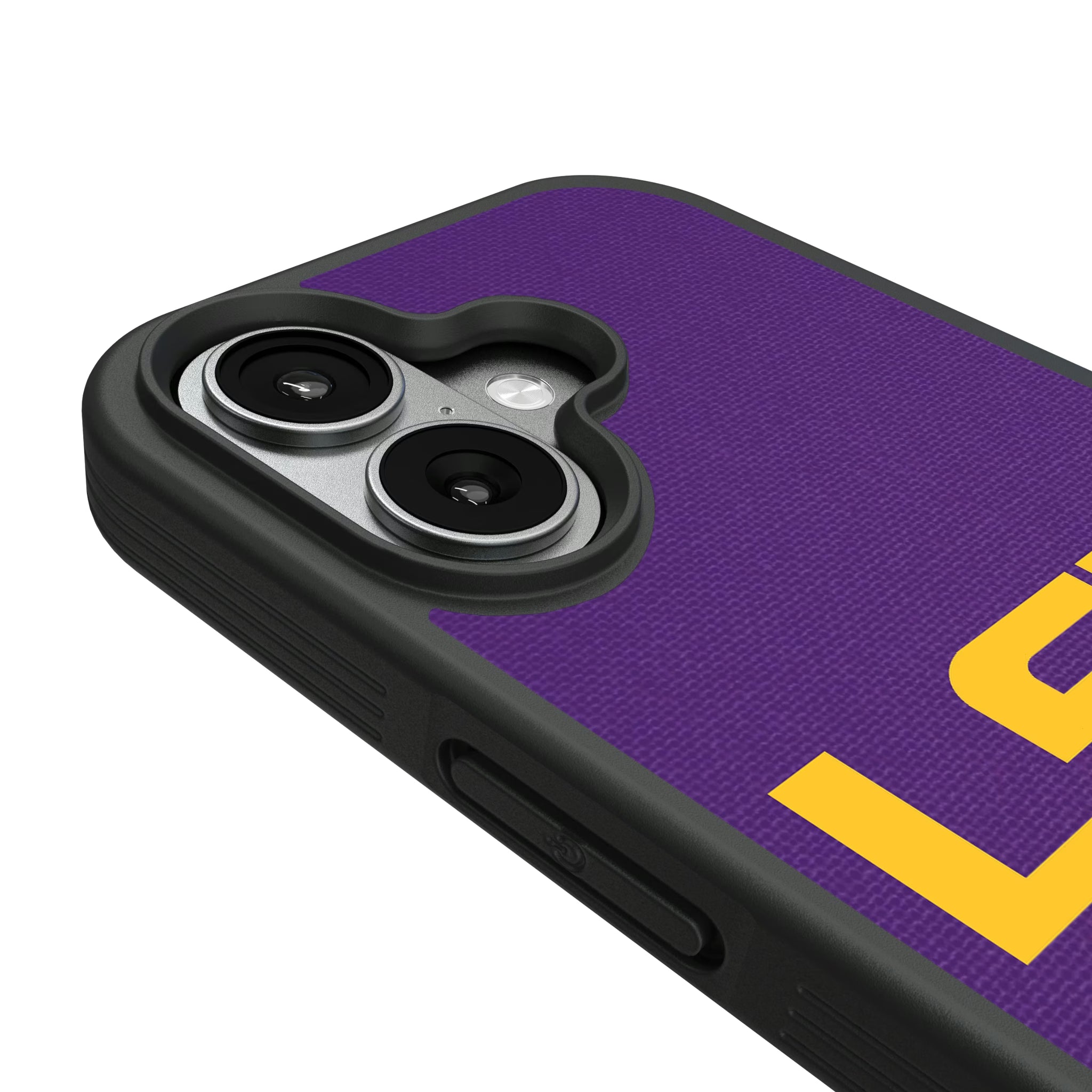 Louisiana State University Tigers Personalized Stripe iPhone Bump Phone Case for Apple iPhone - Detail#Device_iPhone 17