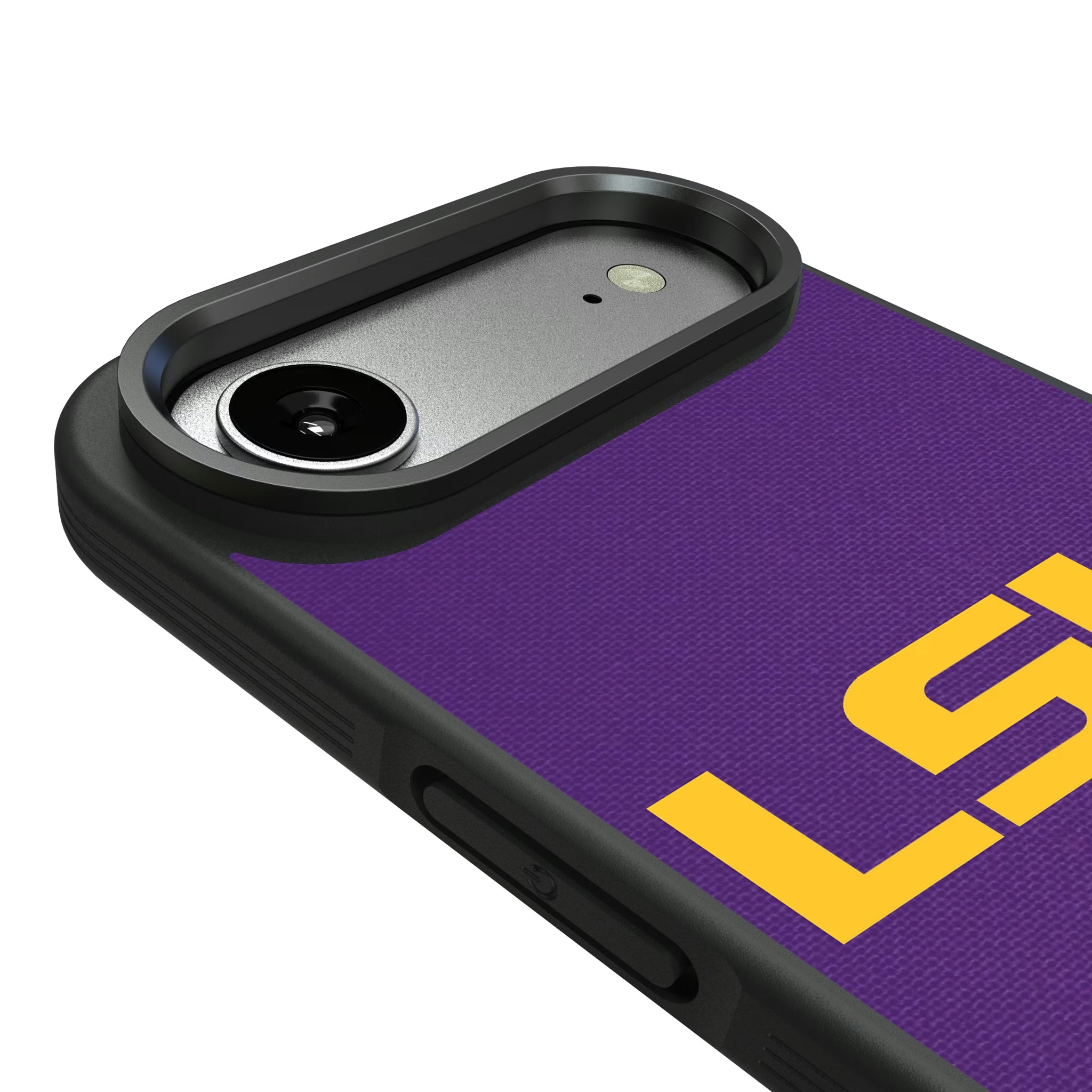 Louisiana State University Tigers Personalized Stripe iPhone Bump Phone Case for Apple iPhone - Detail#Device_iPhone Air