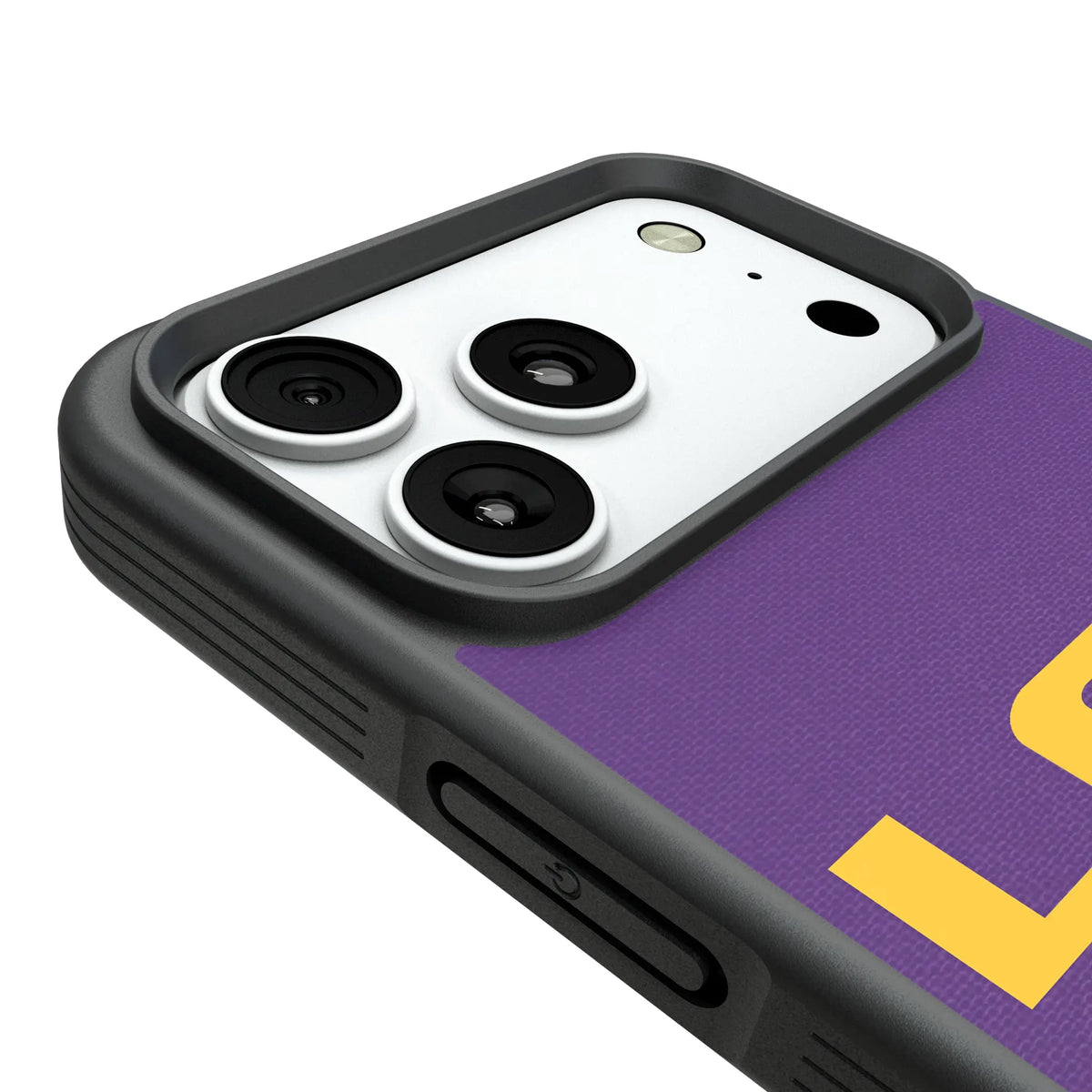 Louisiana State University Tigers Personalized Stripe iPhone Bump Phone Case for Apple iPhone - Detail#Device_iPhone 18 Pro Max