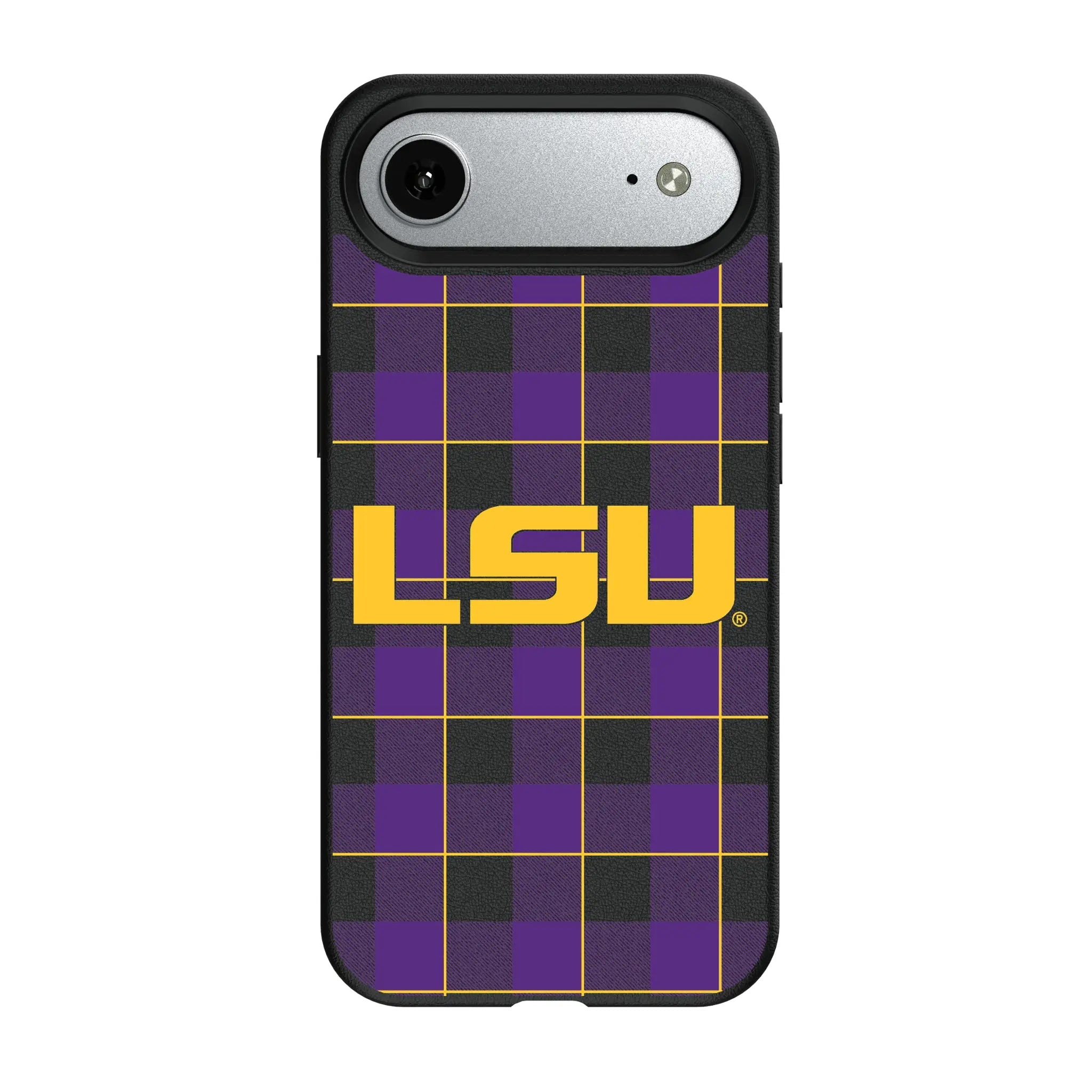 Louisiana State University Tigers Plaid iPhone MagSafe Compatible Phone Case for Apple iPhone#Device_iPhone Air