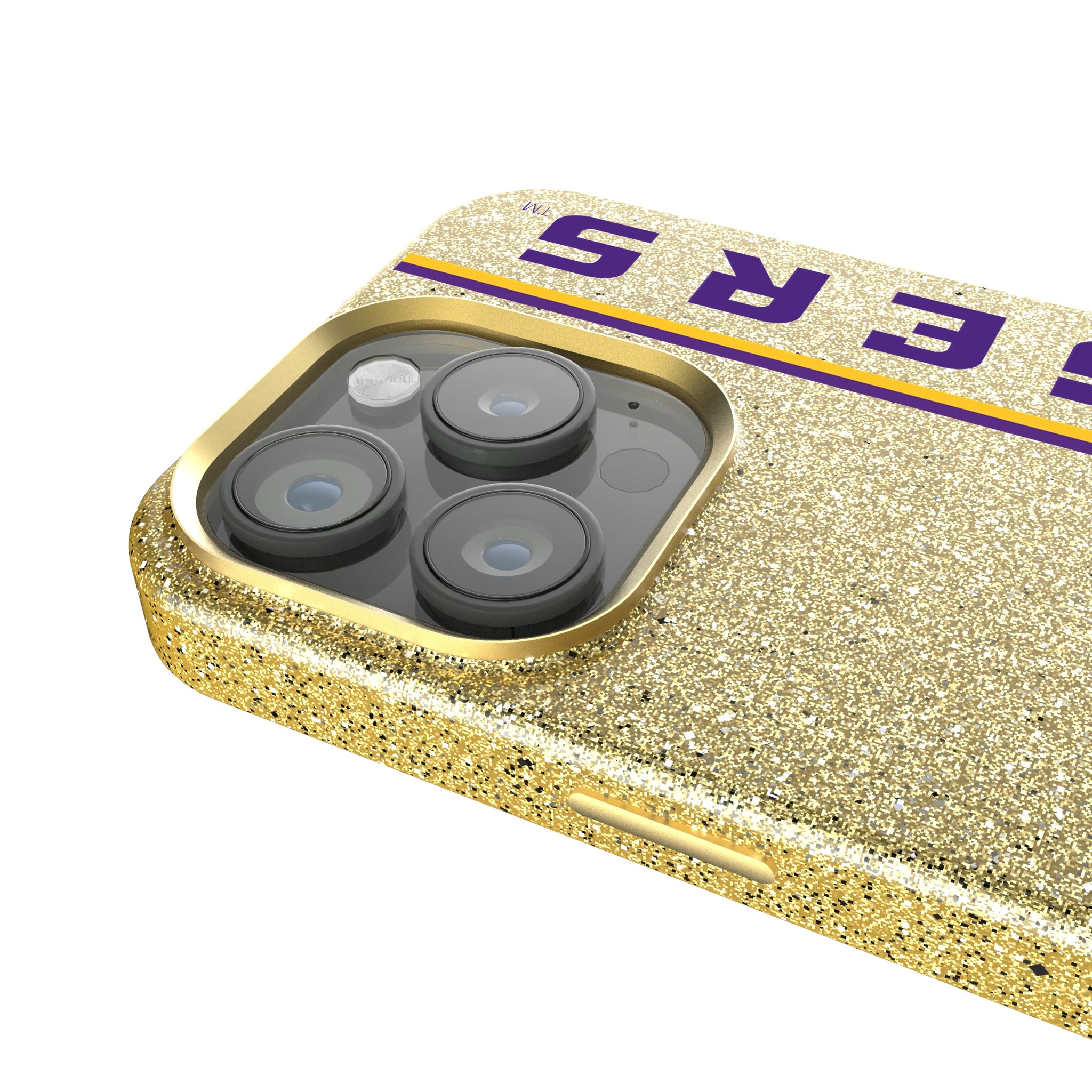 Louisiana State University Tigers Sidebar iPhone Bling Phone Case for Apple iPhone - Detail