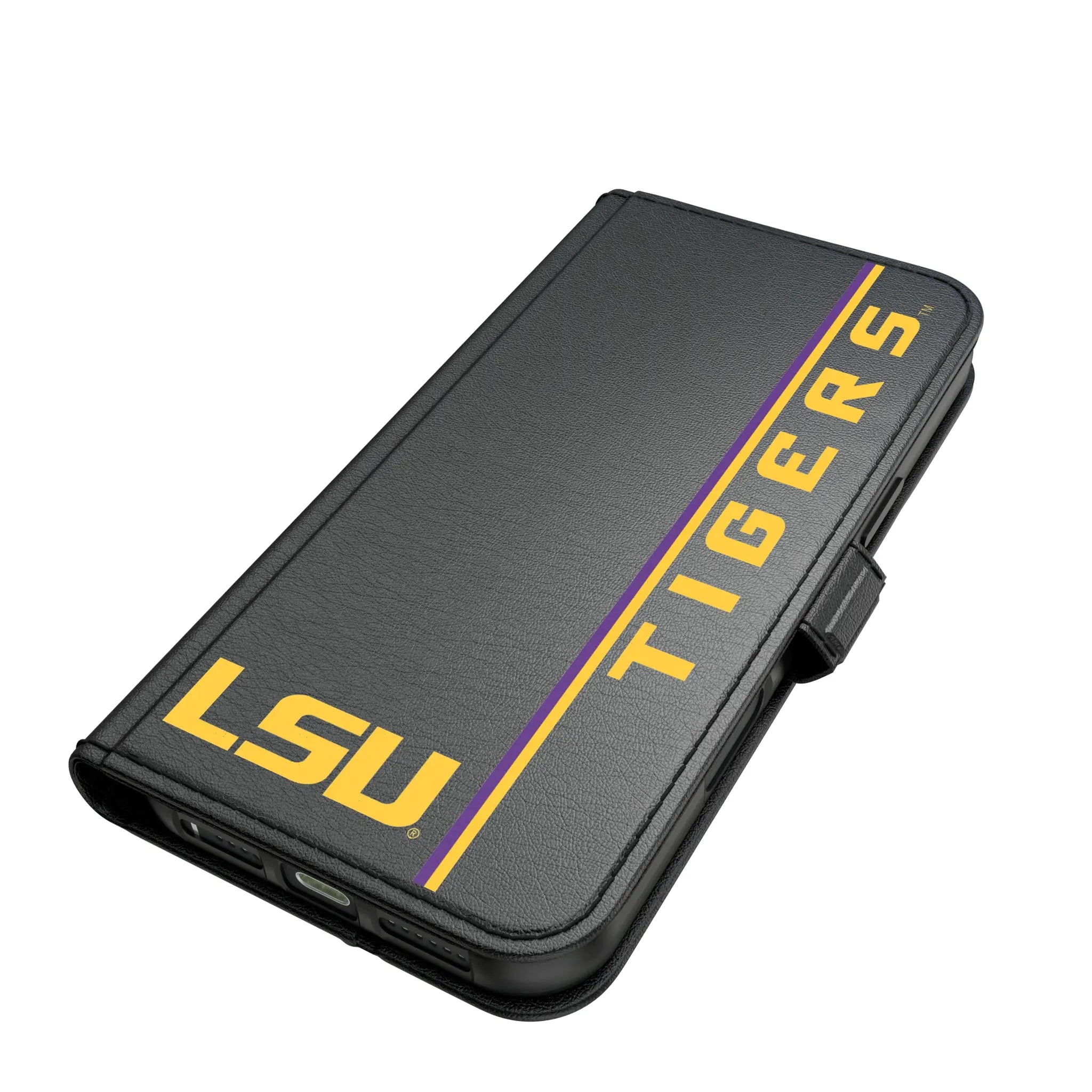 Louisiana State University Tigers Sidebar iPhone Folio Phone Case for Apple iPhone#Device_iPhone 17 Pro Max