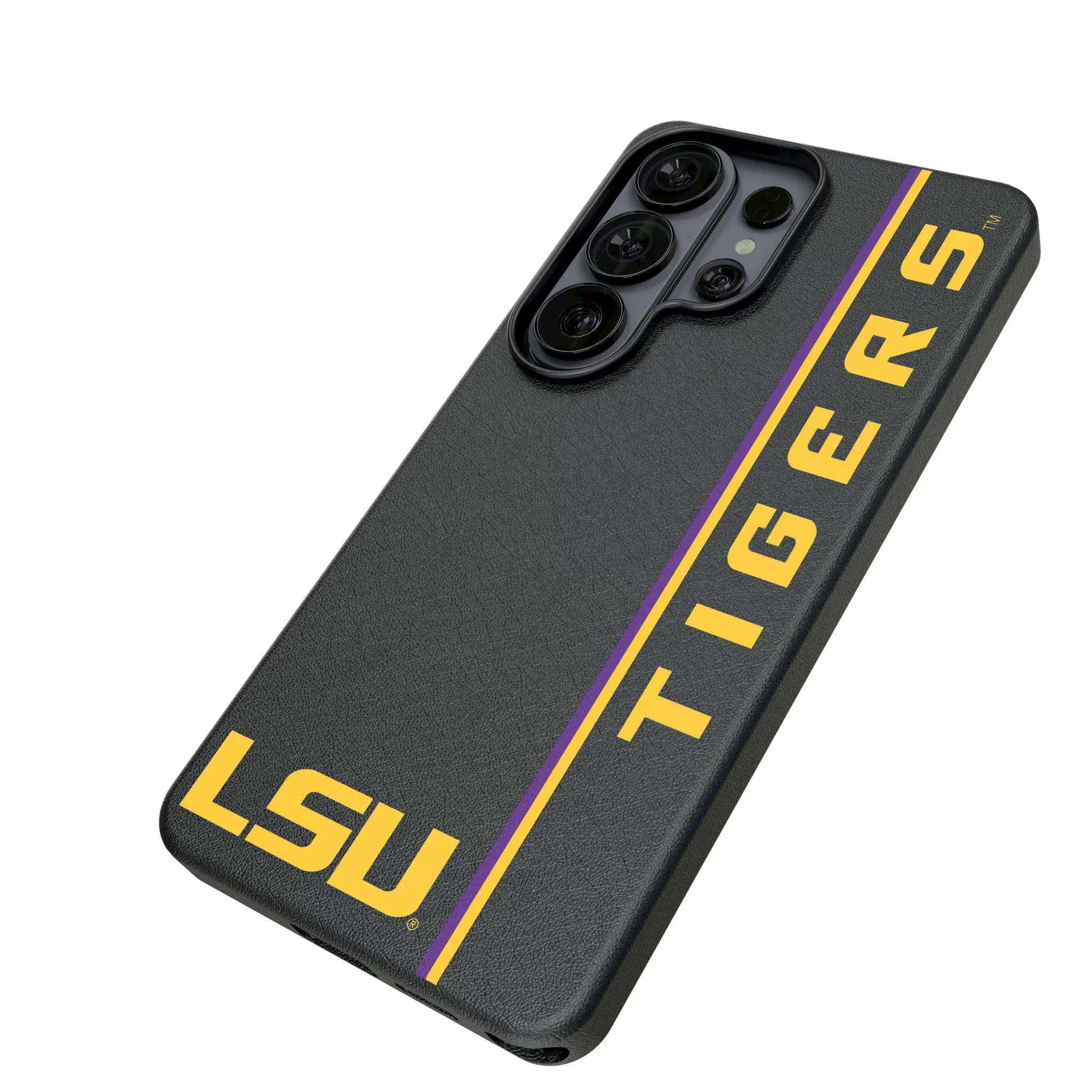 Louisiana State University Tigers Sidebar Galaxy MagSafe Compatible Phone Case for Samsung Galaxy - Isometric View#Device_Galaxy S26 Ultra