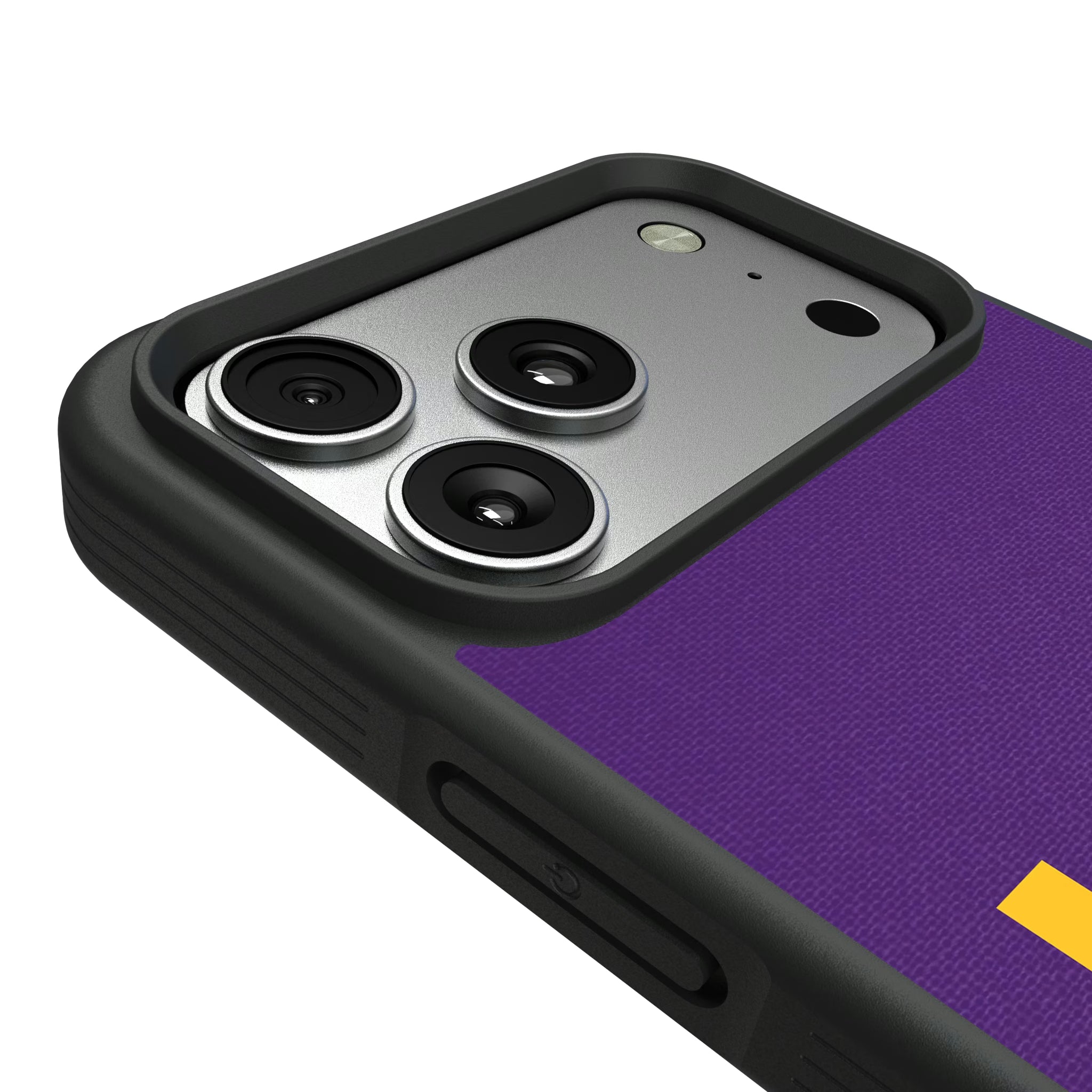 Louisiana State University Tigers Solid iPhone Bump Phone Case for Apple iPhone - Detail#Device_iPhone 17 Pro Max