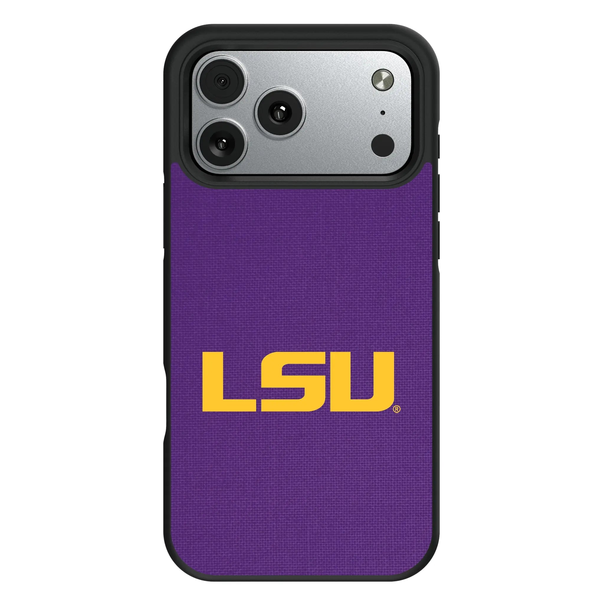 Louisiana State University Tigers Solid iPhone Bump Phone Case for Apple iPhone#Device_iPhone 17 Pro Max