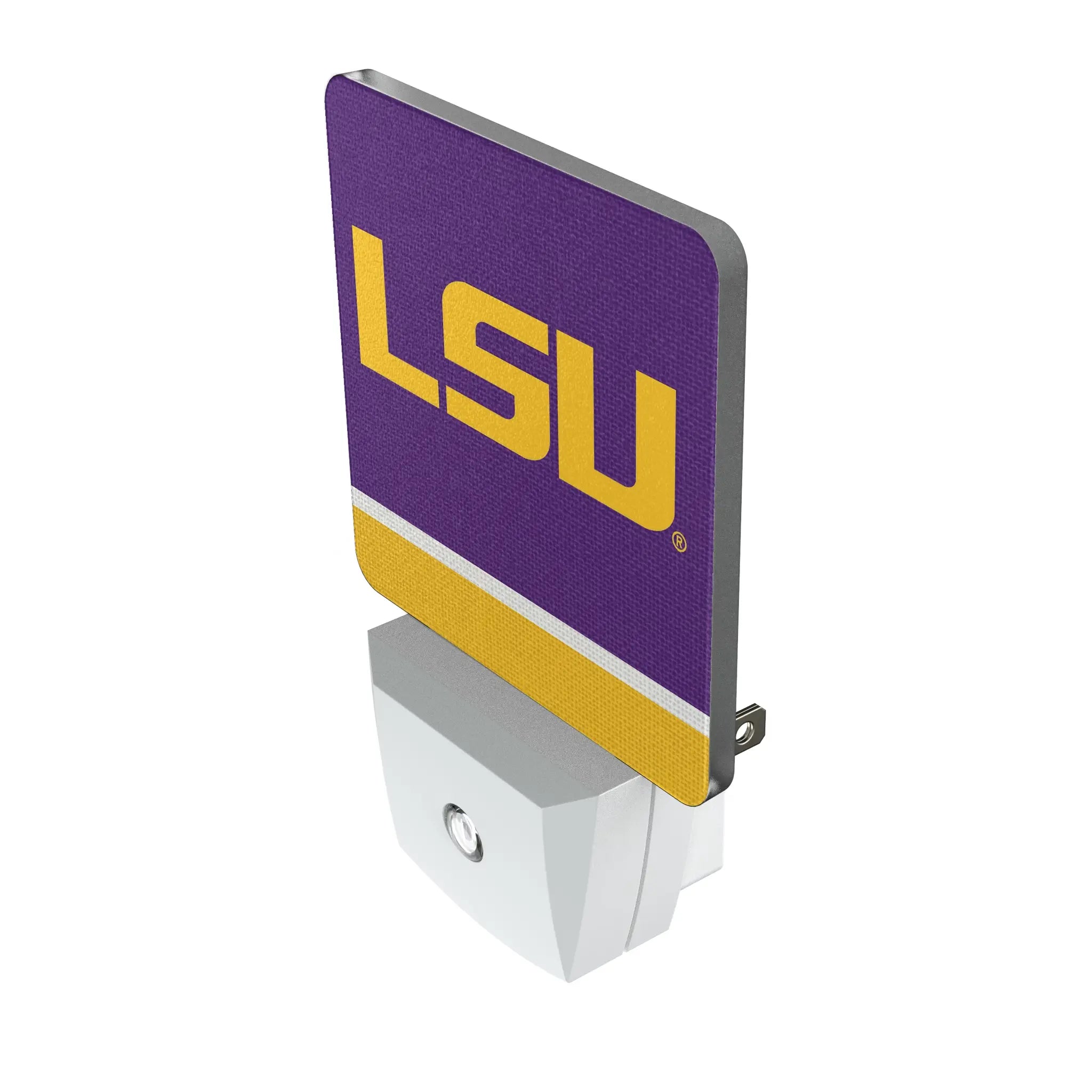 Louisiana State University Tigers Stripe Night Light 2-Pack - Isometric View