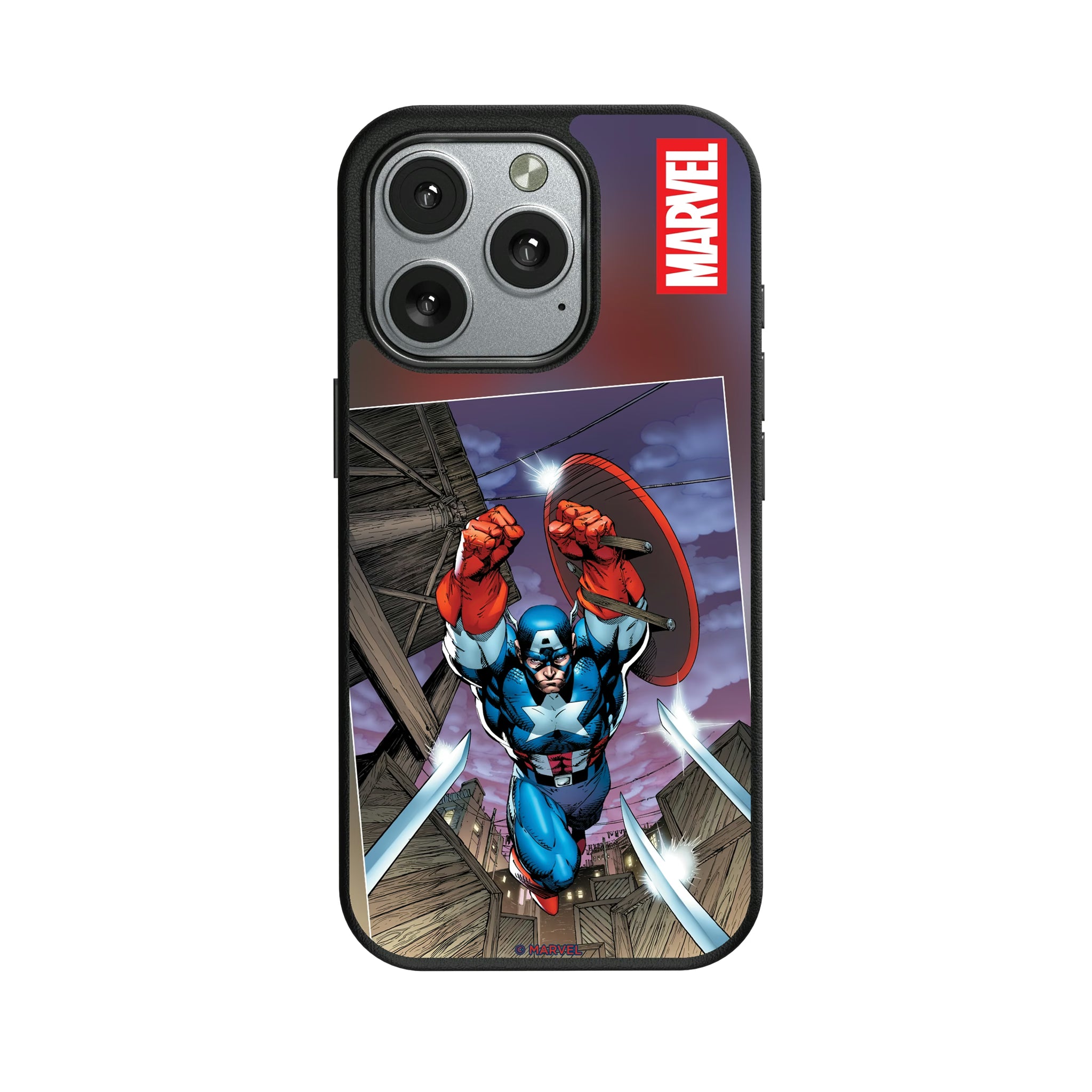 Marvel Avengers Captain America Cover Art iPhone MagSafe Compatible Phone Case for Apple iPhone