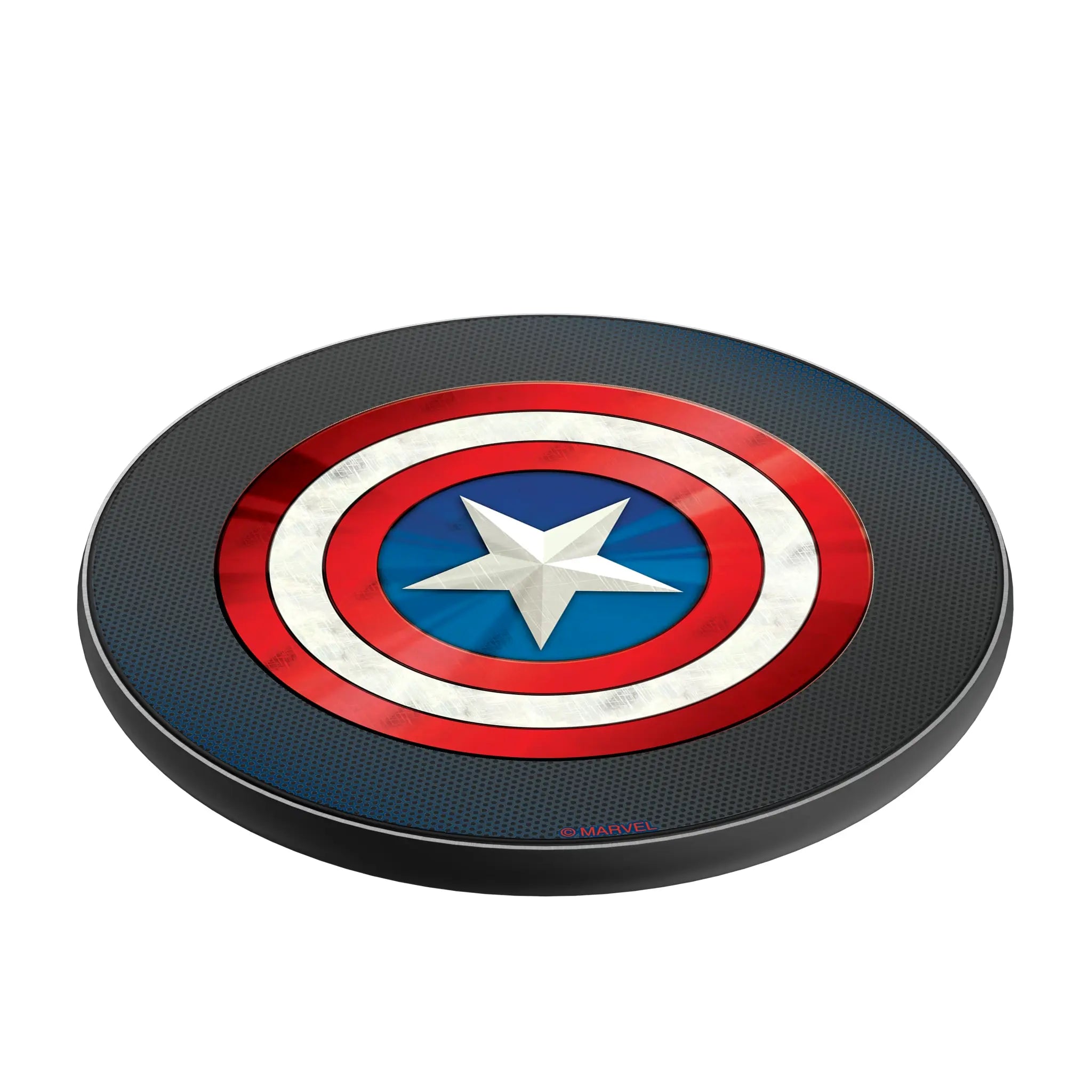 Marvel Avengers Captain America Grid 15-Watt Wireless Charger - Isometric View