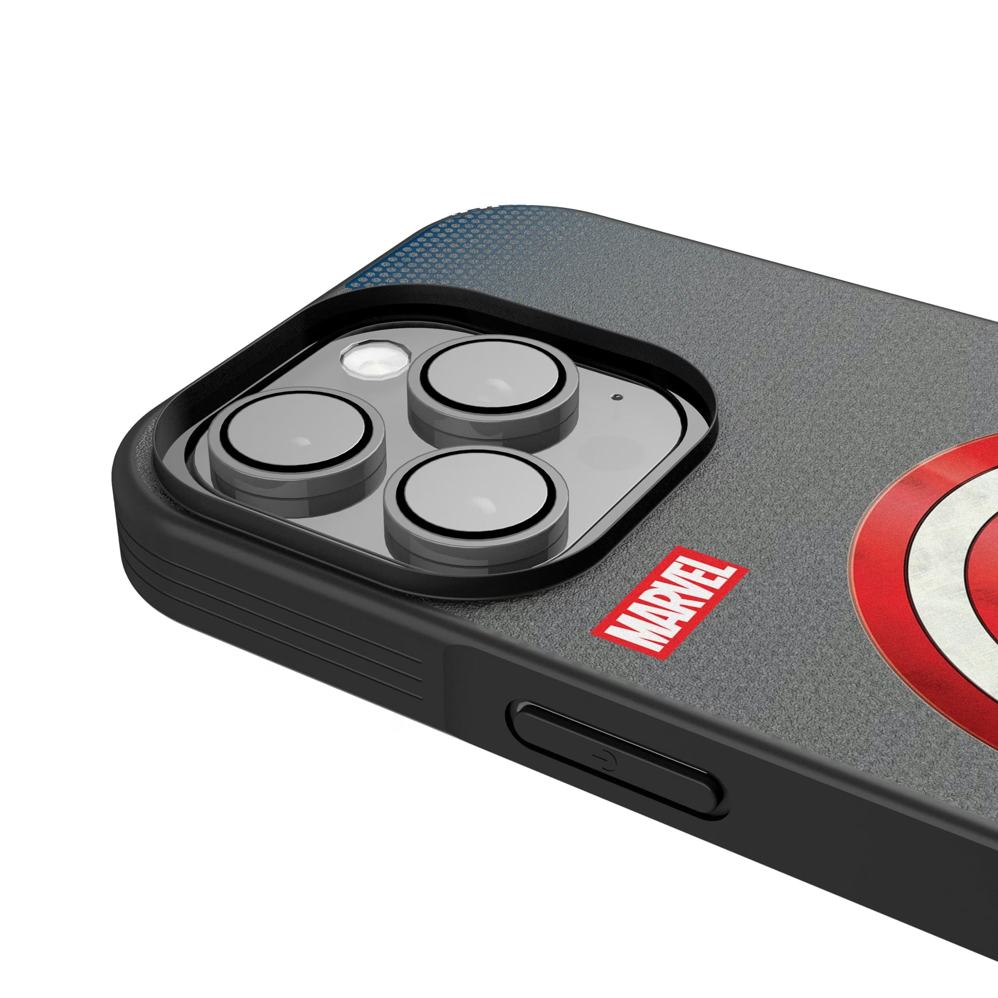 Marvel Avengers Captain America Grid iPhone Bump Phone Case for Apple iPhone - Detail