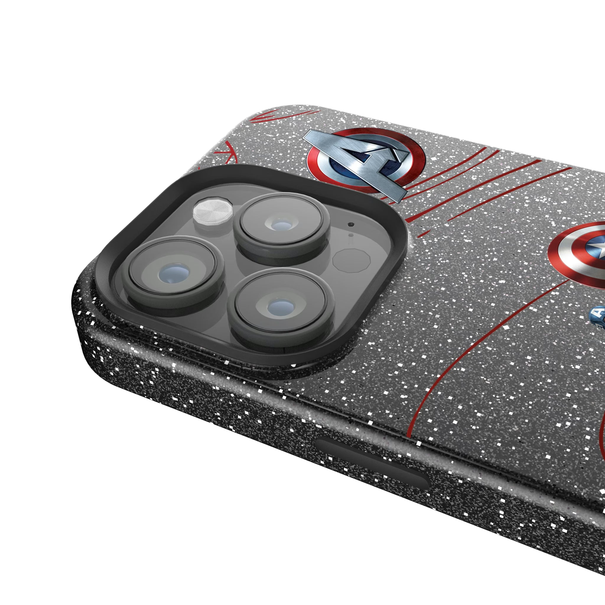 Marvel Avengers Captain America MechLine iPhone Bling Phone Case for Apple iPhone - Detail