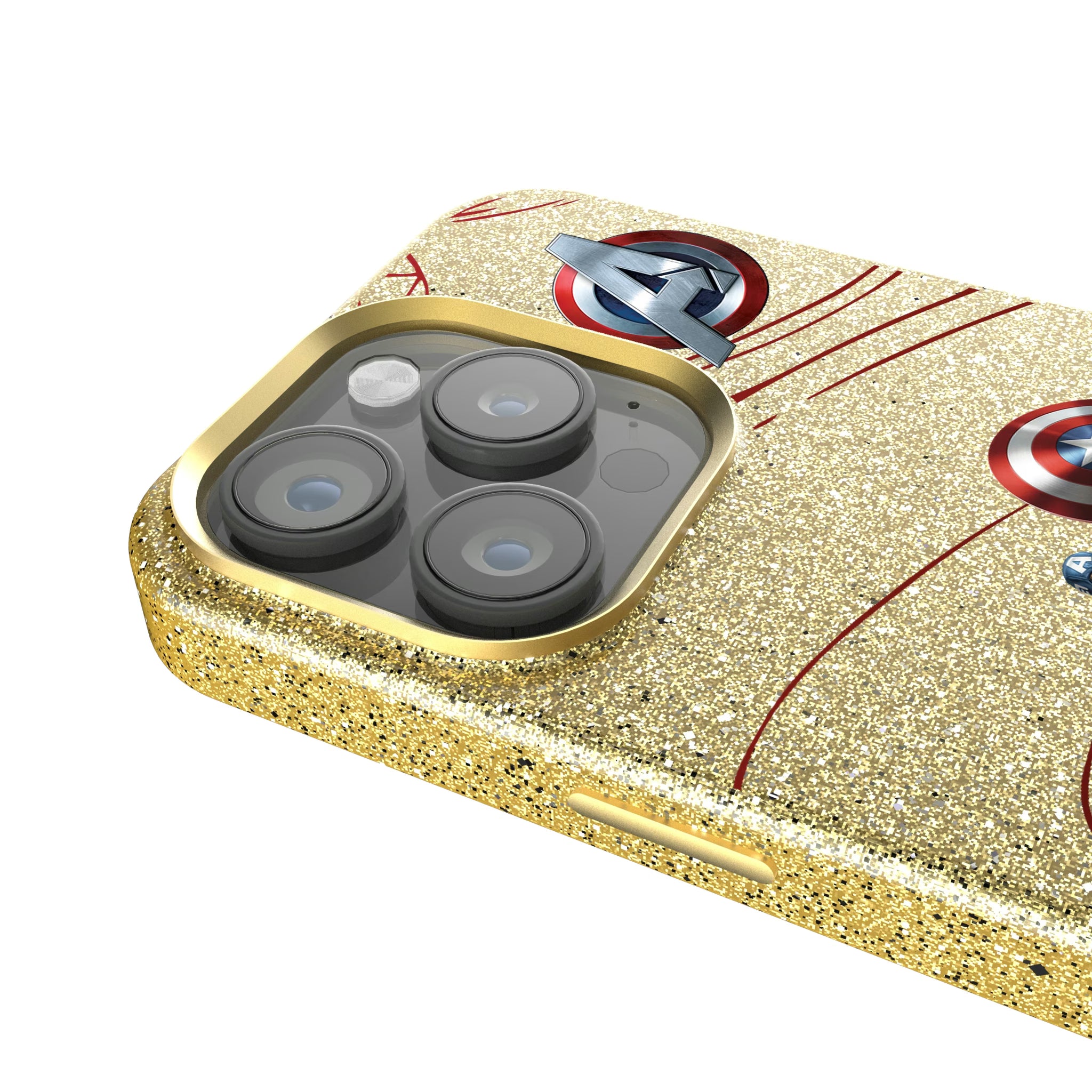 Marvel Avengers Captain America MechLine iPhone Bling Phone Case for Apple iPhone - Detail