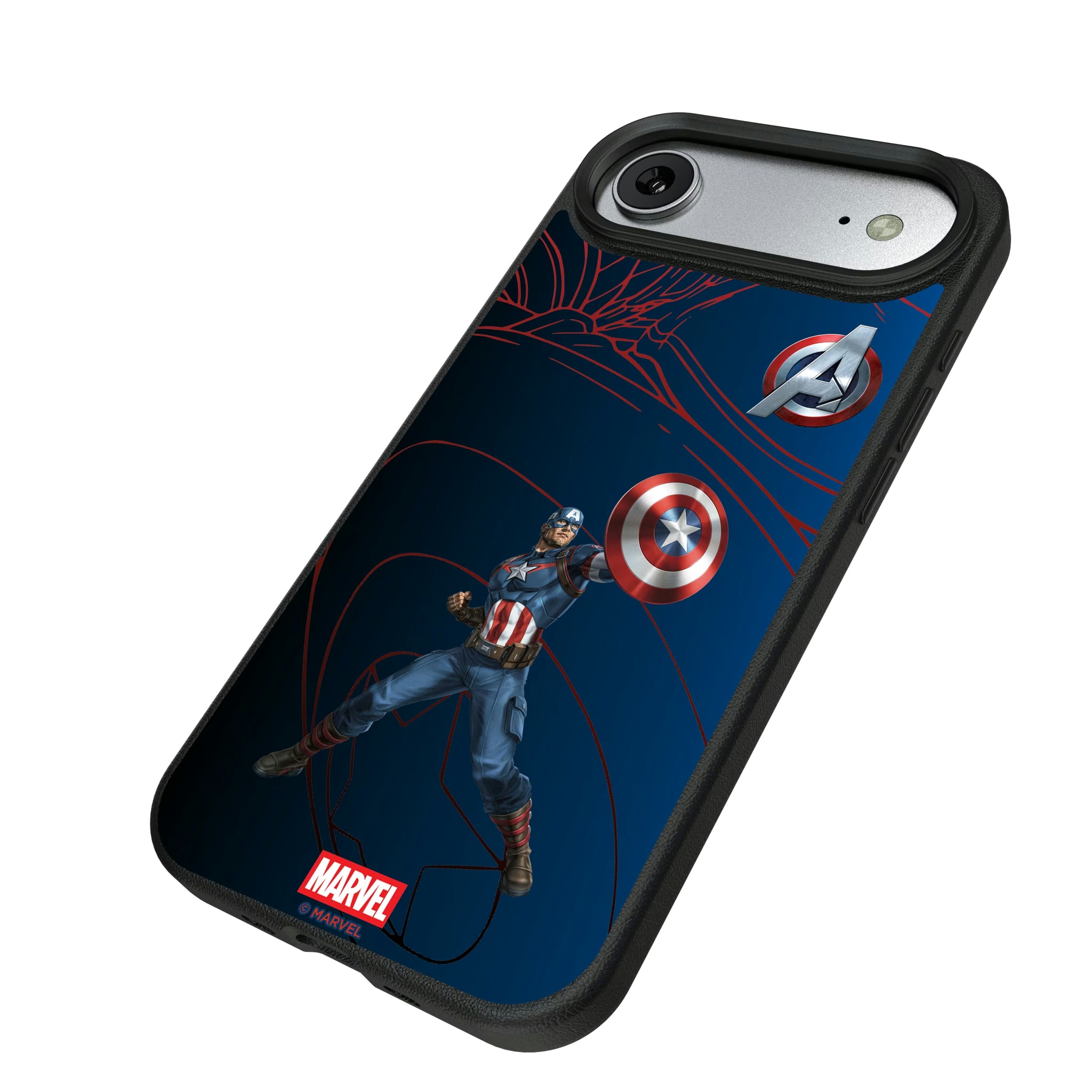 Marvel Avengers Captain America MechLine iPhone MagSafe Compatible Phone Case for Apple iPhone - Isometric View#Device_iPhone Air