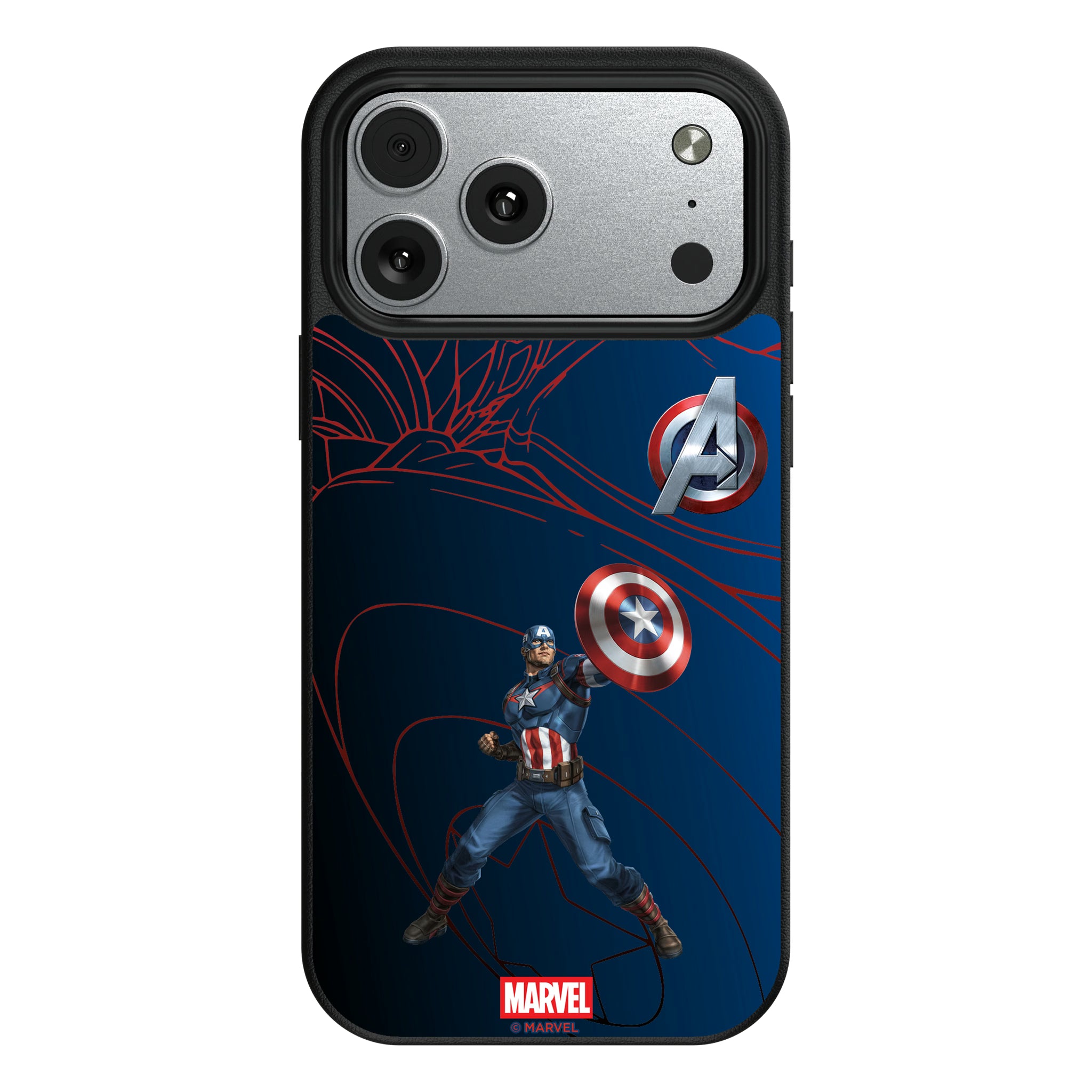 Marvel Avengers Captain America MechLine iPhone MagSafe Compatible Phone Case for Apple iPhone#Device_iPhone 17 Pro Max