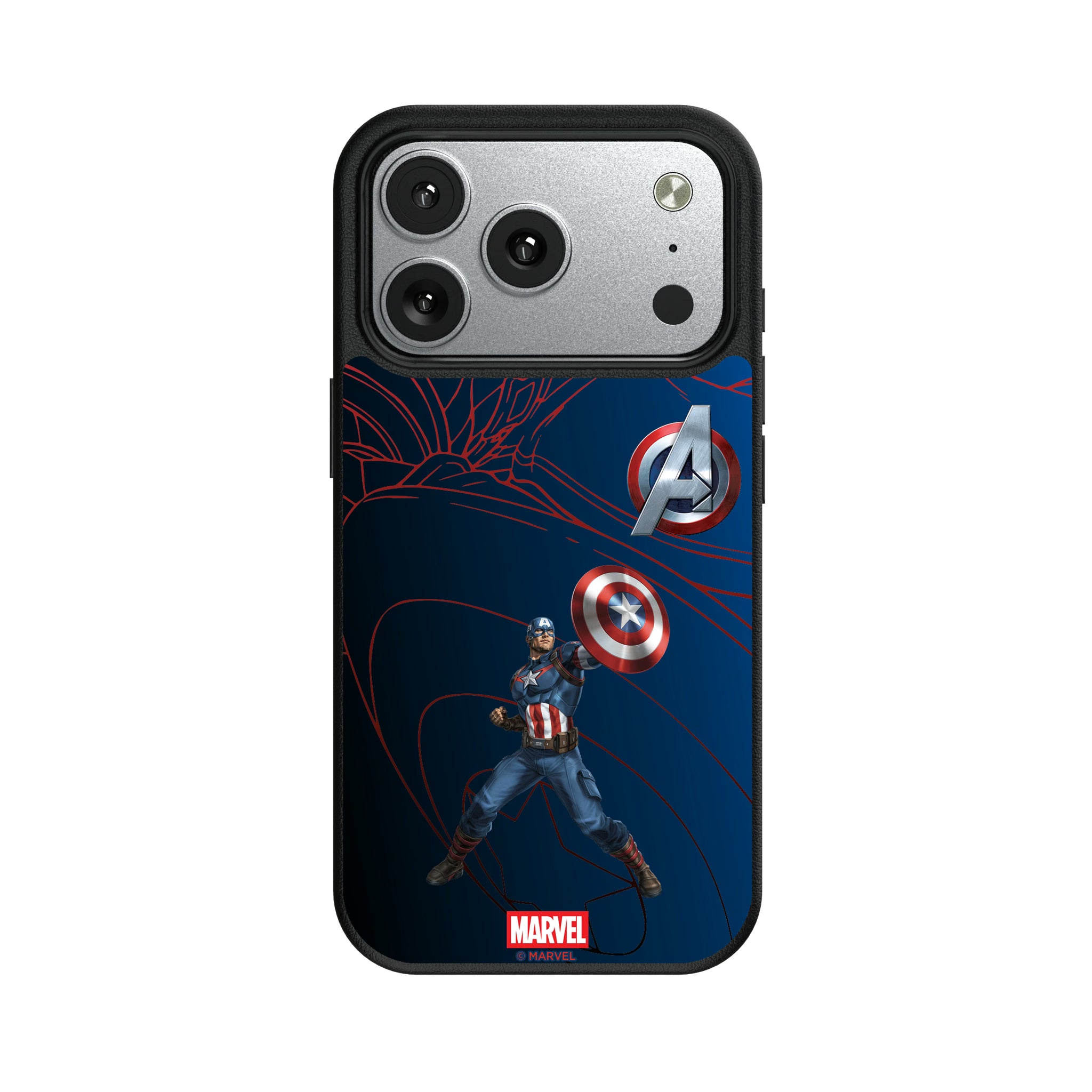 Marvel Avengers Captain America MechLine iPhone MagSafe Compatible Phone Case for Apple iPhone#Device_iPhone 17 Pro