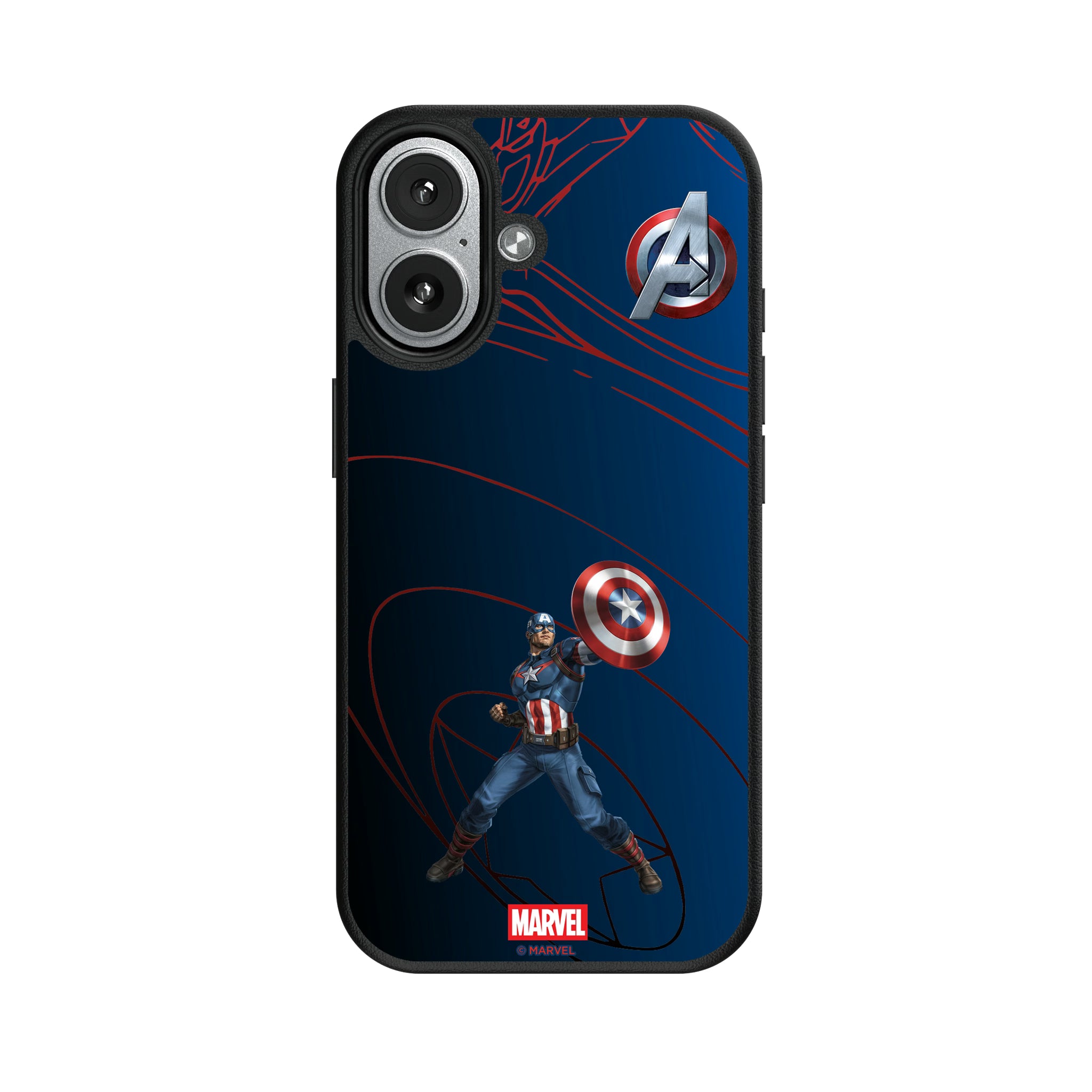 Marvel Avengers Captain America MechLine iPhone MagSafe Compatible Phone Case for Apple iPhone#Device_iPhone 17