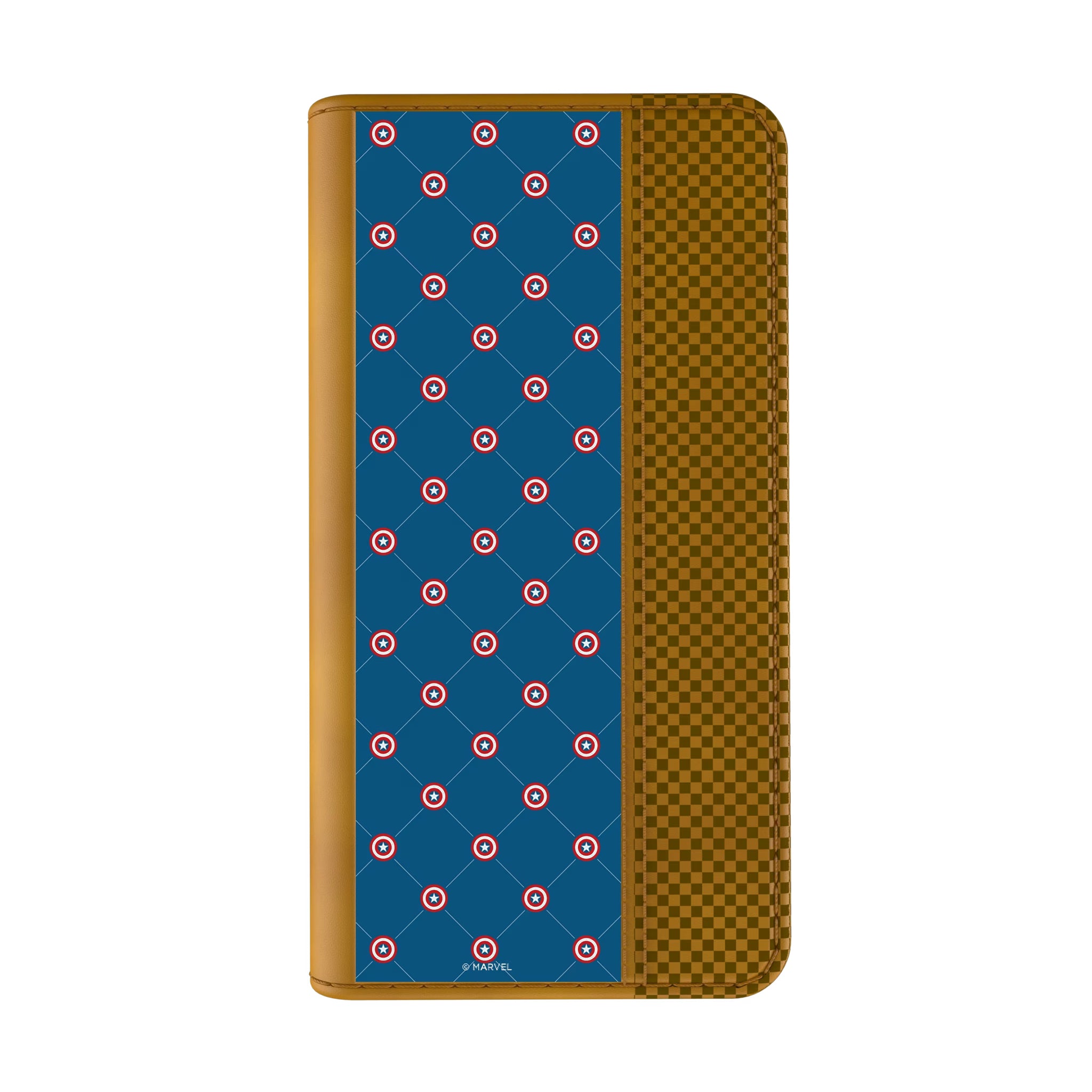 Marvel Avengers Captain America Pattern iPhone Folio Phone Case for Apple iPhone