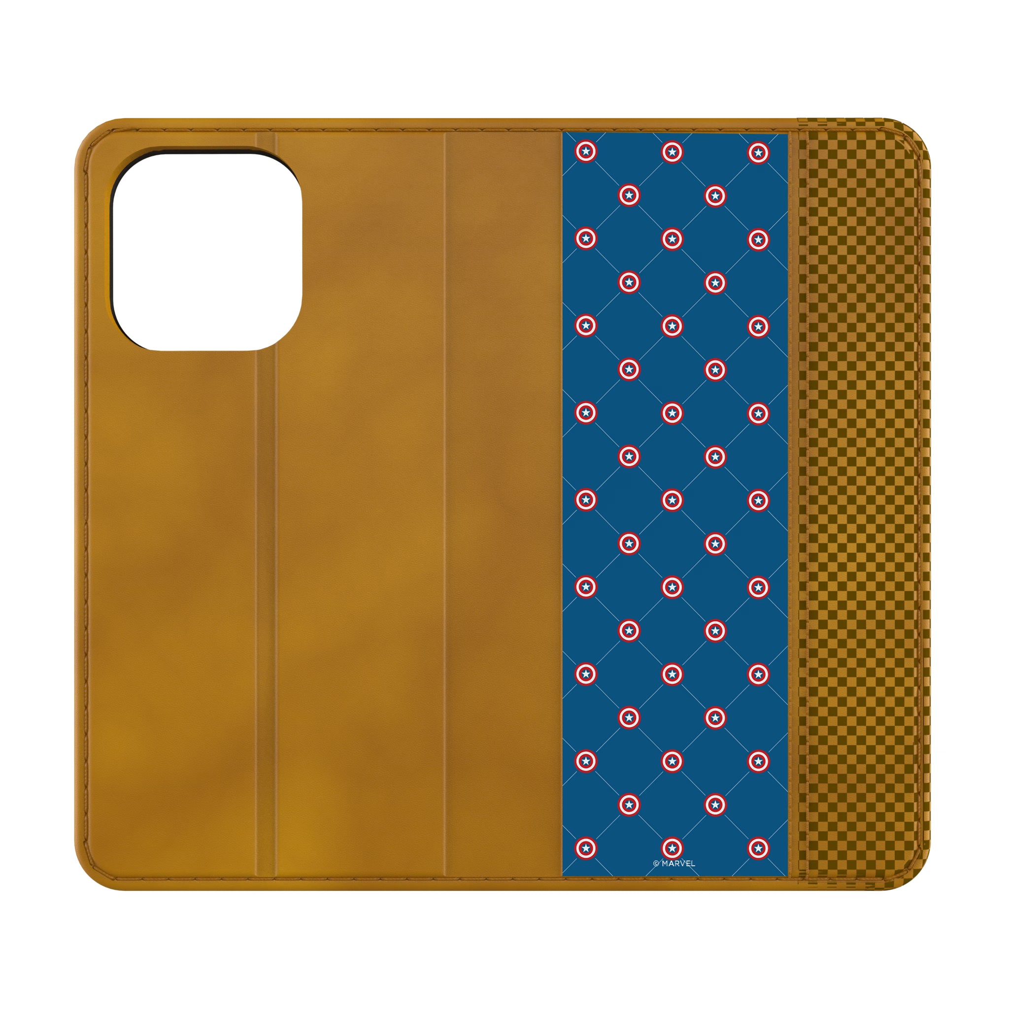 Marvel Avengers Captain America Pattern iPhone Folio Phone Case for Apple iPhone