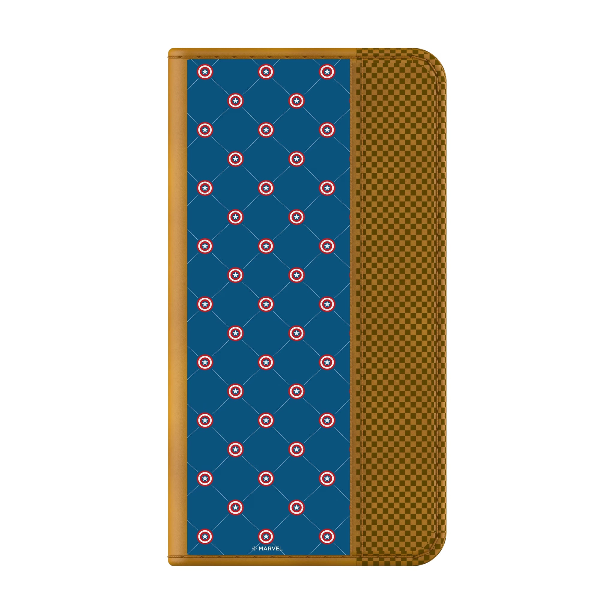Marvel Avengers Captain America Pattern Galaxy Folio Phone Case for Samsung Galaxy