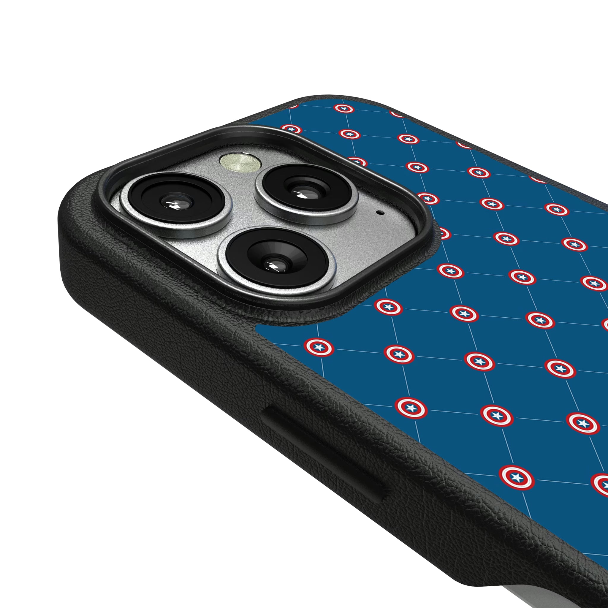Marvel Avengers Captain America Pattern iPhone MagSafe Compatible Phone Case for Apple iPhone - Detail