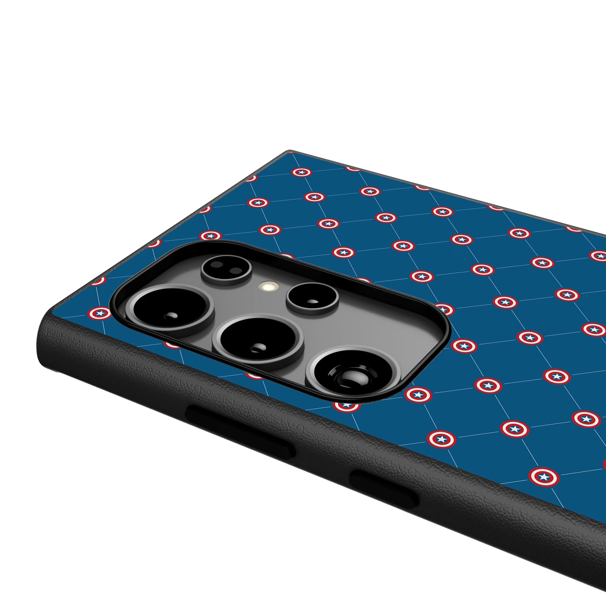 Marvel Avengers Captain America Pattern Galaxy MagSafe Compatible Phone Case for Samsung Galaxy - Detail