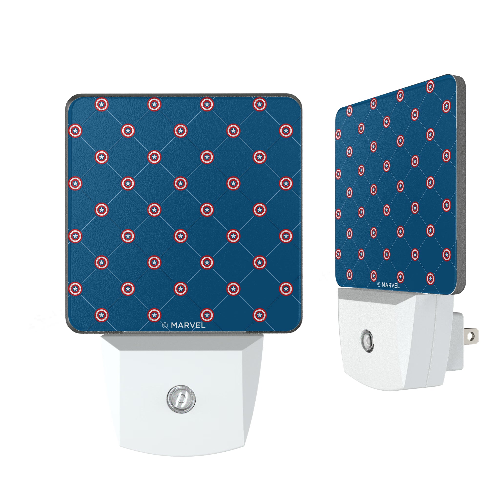 Marvel Avengers Captain America Pattern Night Light 2-Pack