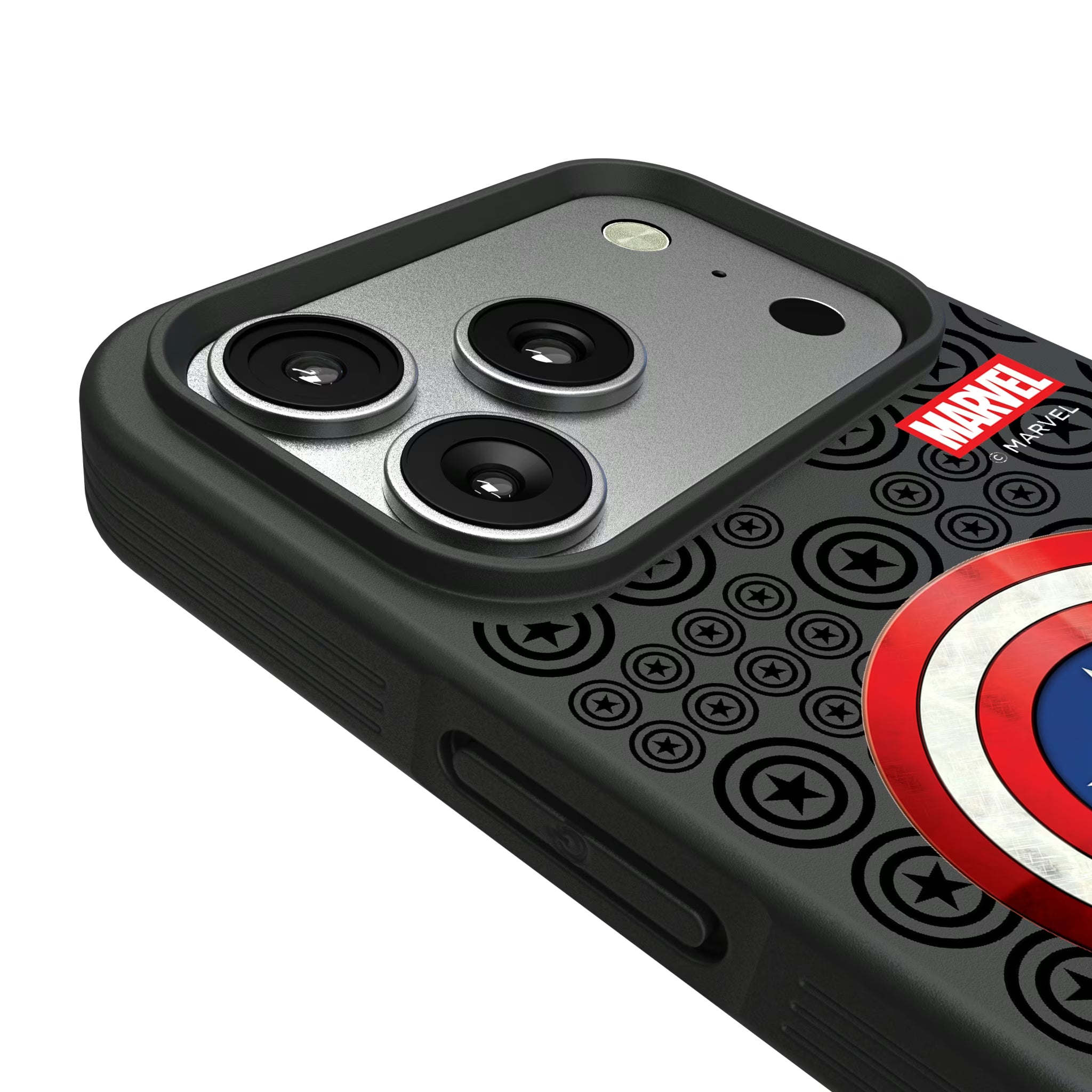 Marvel Avengers Captain America Personalized Sigil
 iPhone Bump Phone Case for Apple iPhone - Detail#Device_iPhone 17 Pro