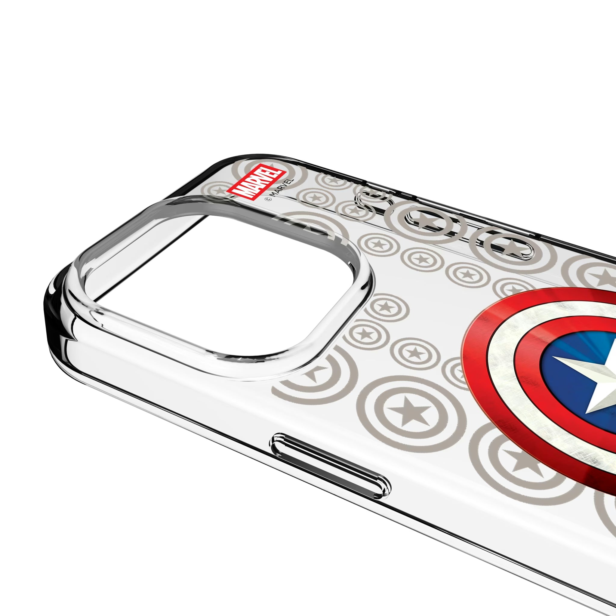Marvel Avengers Captain America Personalized Sigil
 iPhone Clear Phone Case for Apple iPhone - Detail
