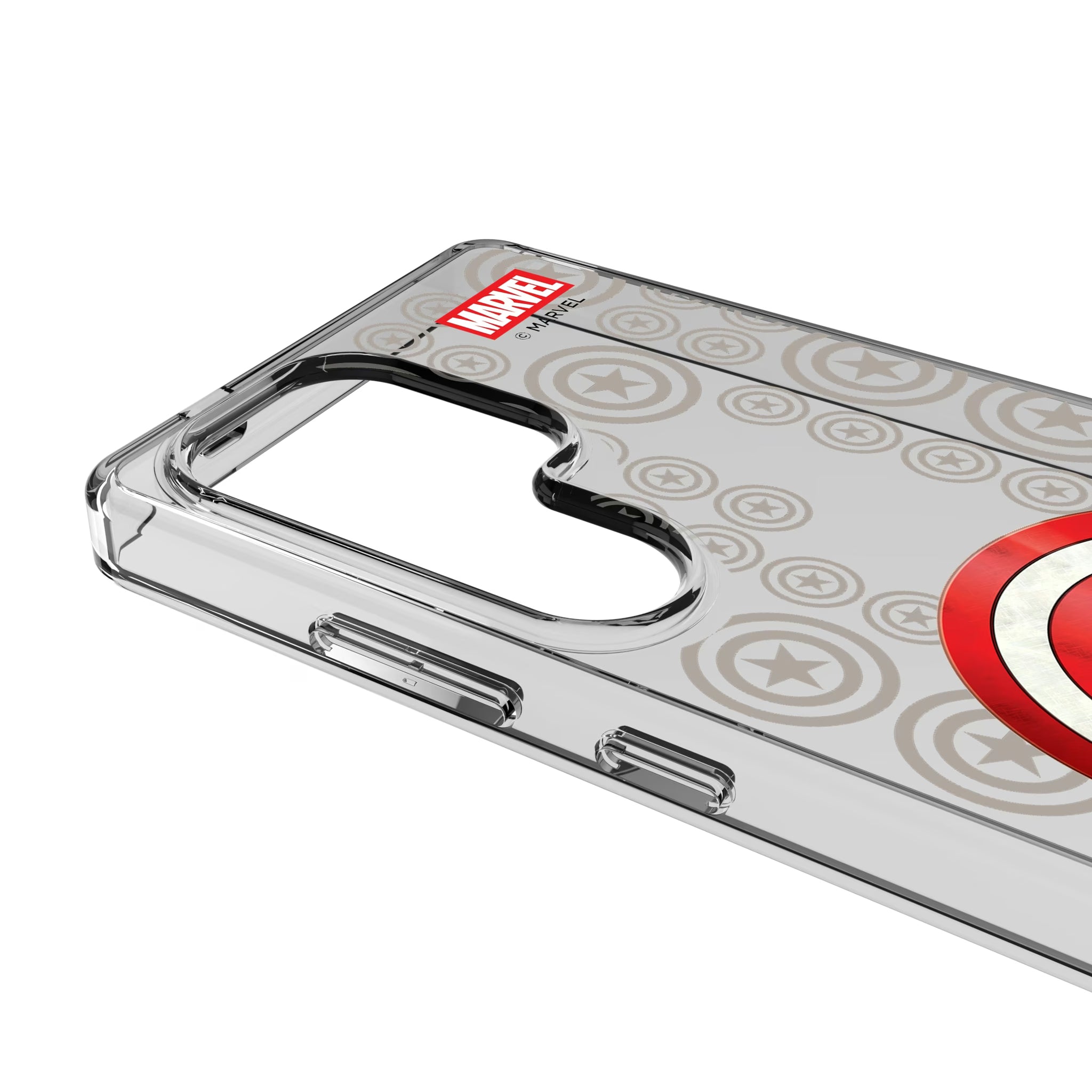 Marvel Avengers Captain America Personalized Sigil
 Galaxy Clear Phone Case for Samsung Galaxy - Detail
