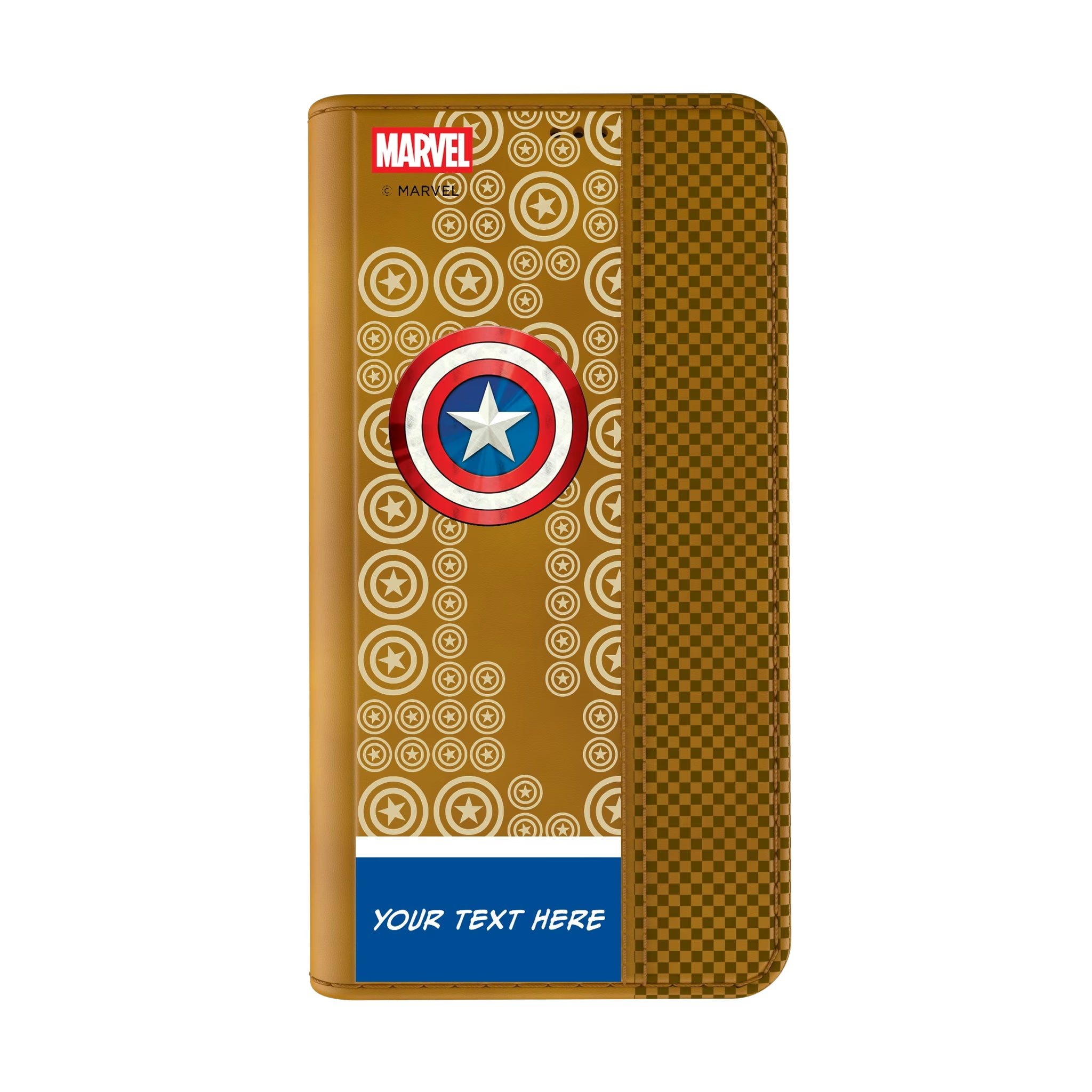 Marvel Avengers Captain America Personalized Sigil
 iPhone Folio Phone Case for Apple iPhone#Device_iPhone 15 Pro