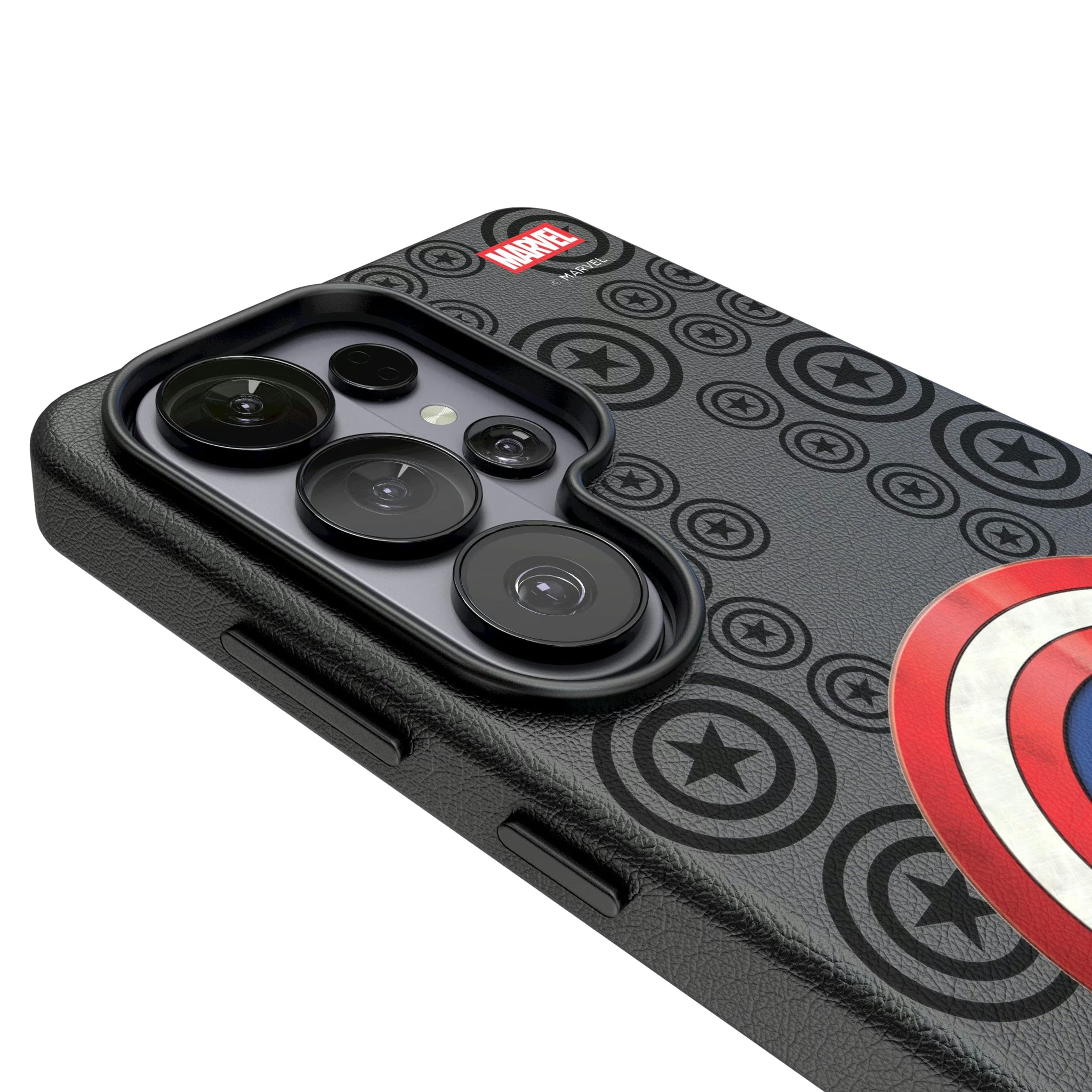 Marvel Avengers Captain America Personalized Sigil
 Galaxy MagSafe Compatible Phone Case for Samsung Galaxy - Detail