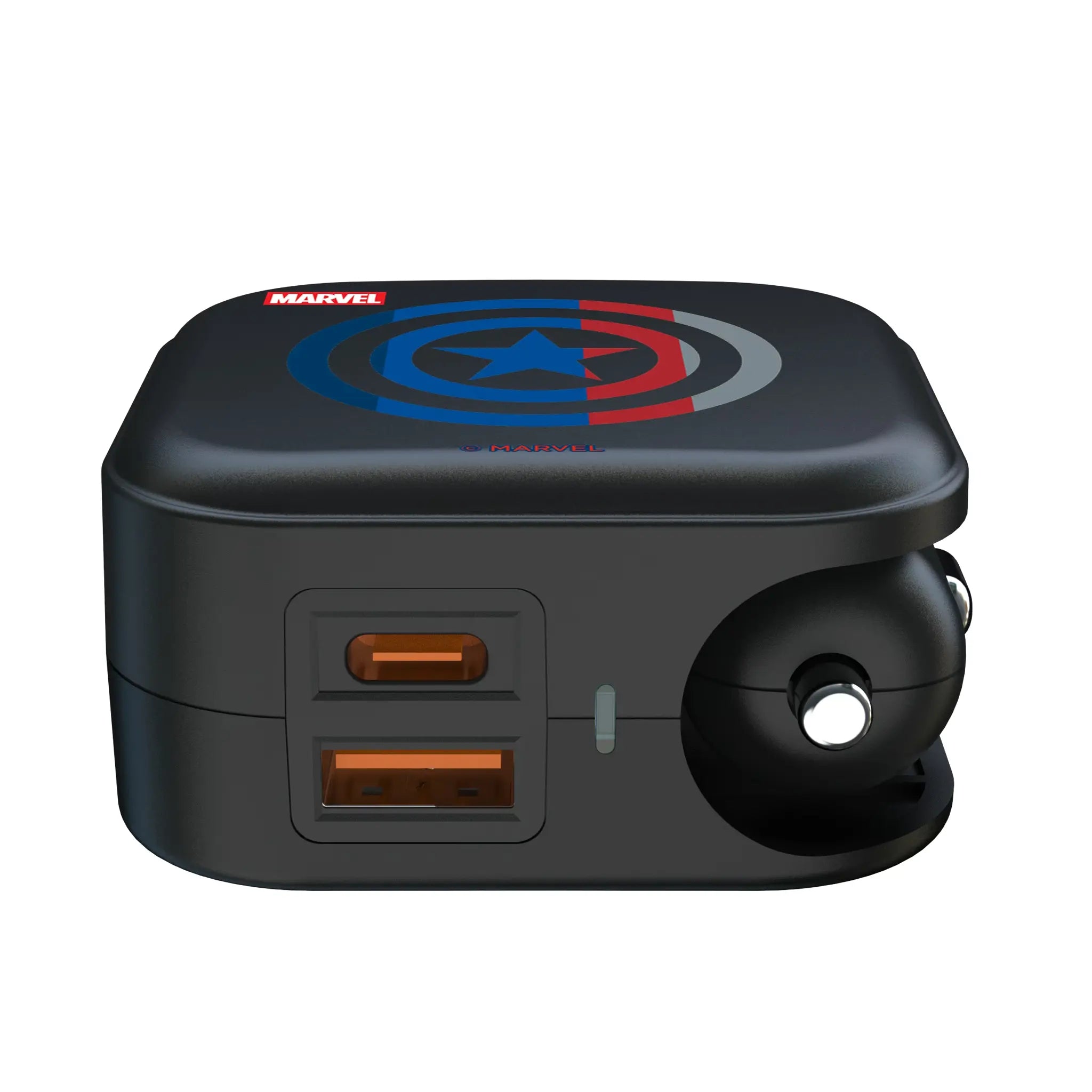 Marvel Avengers Captain America Sigil 2 in 1 USB A/C Charger