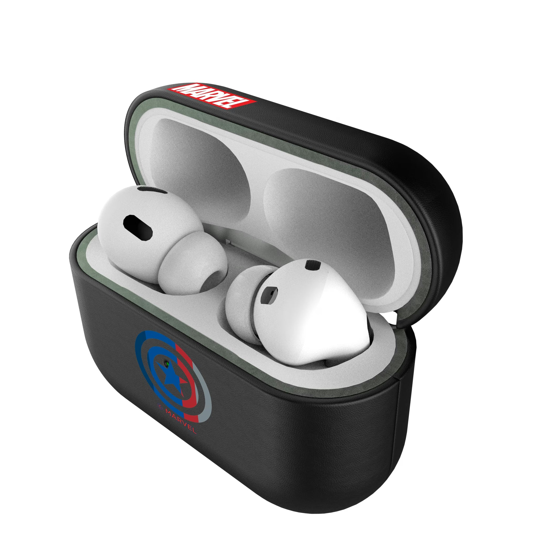 Marvel Avengers Captain America Sigil AirPods AirPod Case Cover#Device_AirPods Pro 1st Gen