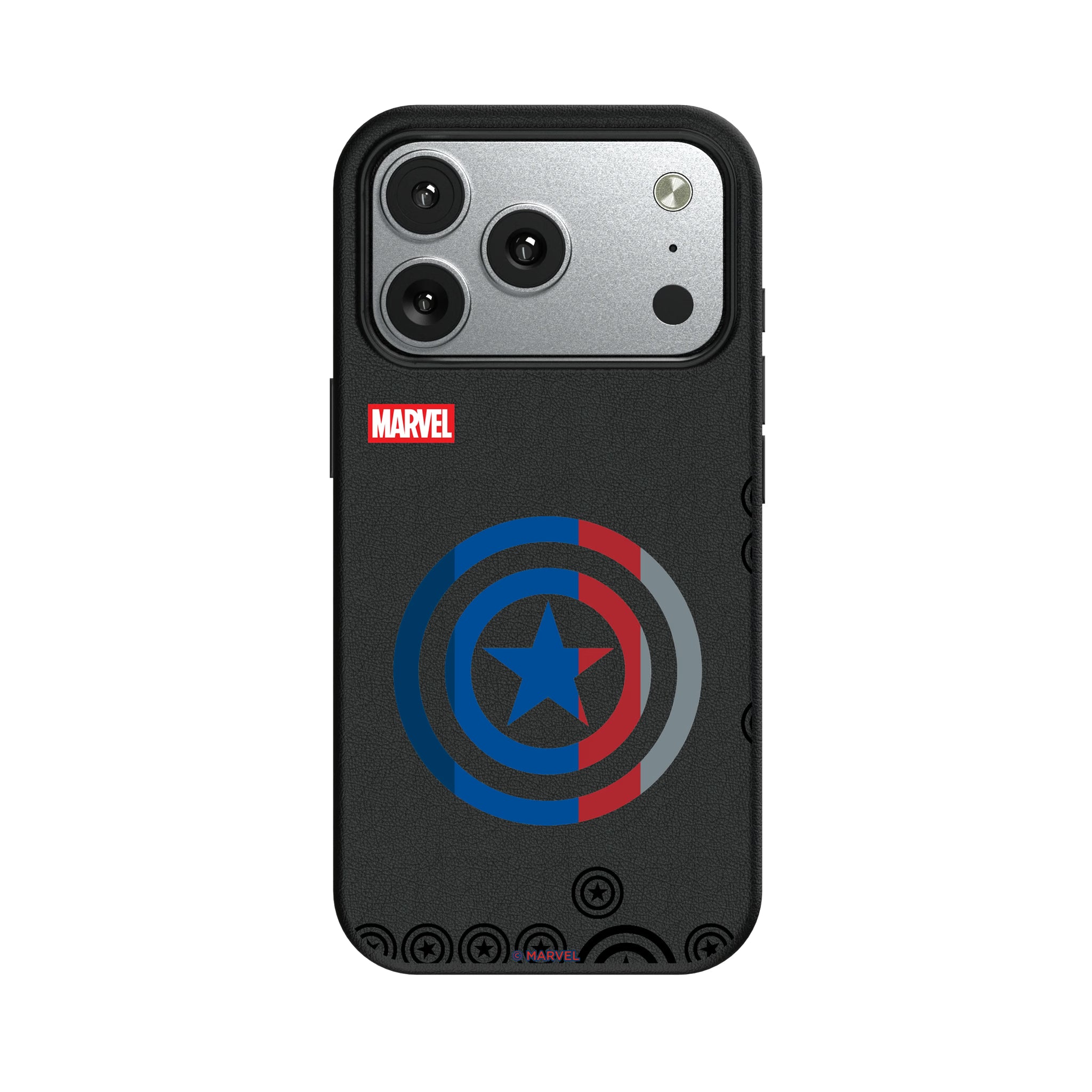 Marvel Avengers Captain America Sigil iPhone MagSafe Compatible Phone Case for Apple iPhone#Device_iPhone 17 Pro