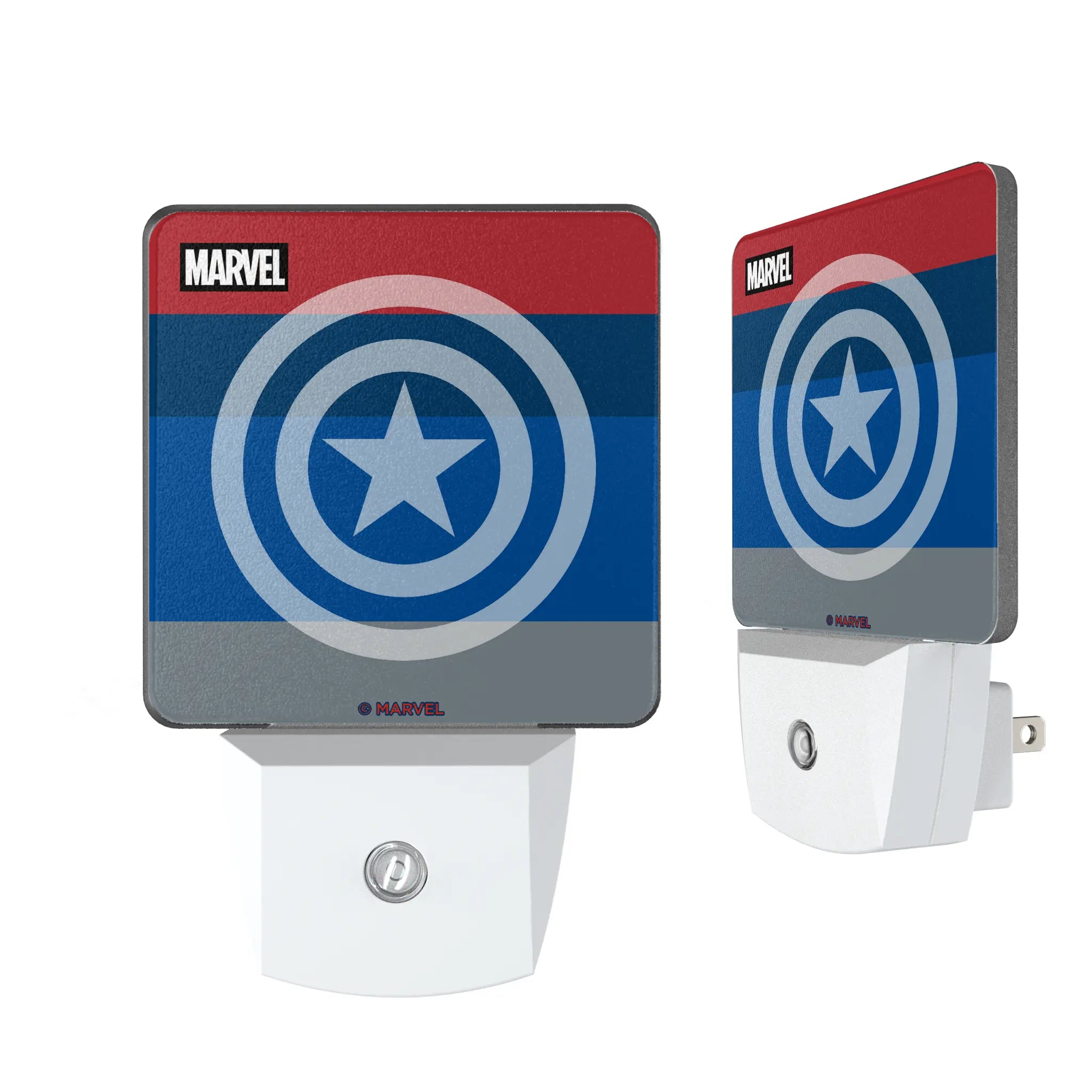 Marvel Avengers Captain America Sigil Night Light 2-Pack