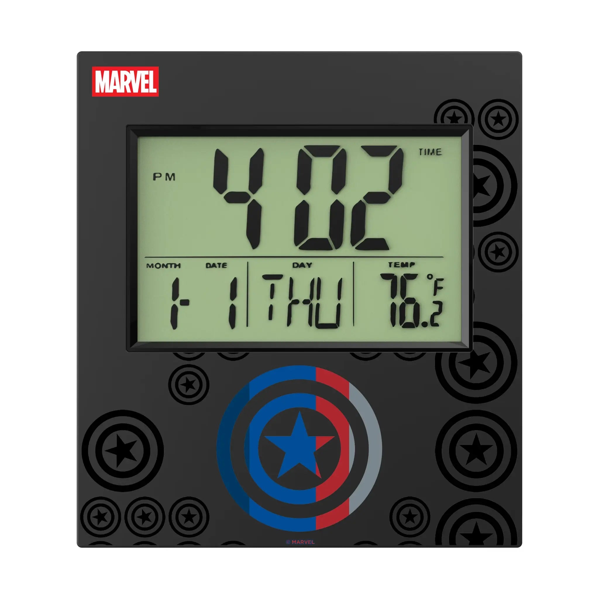 Marvel Avengers Captain America Sigil Wall Clock